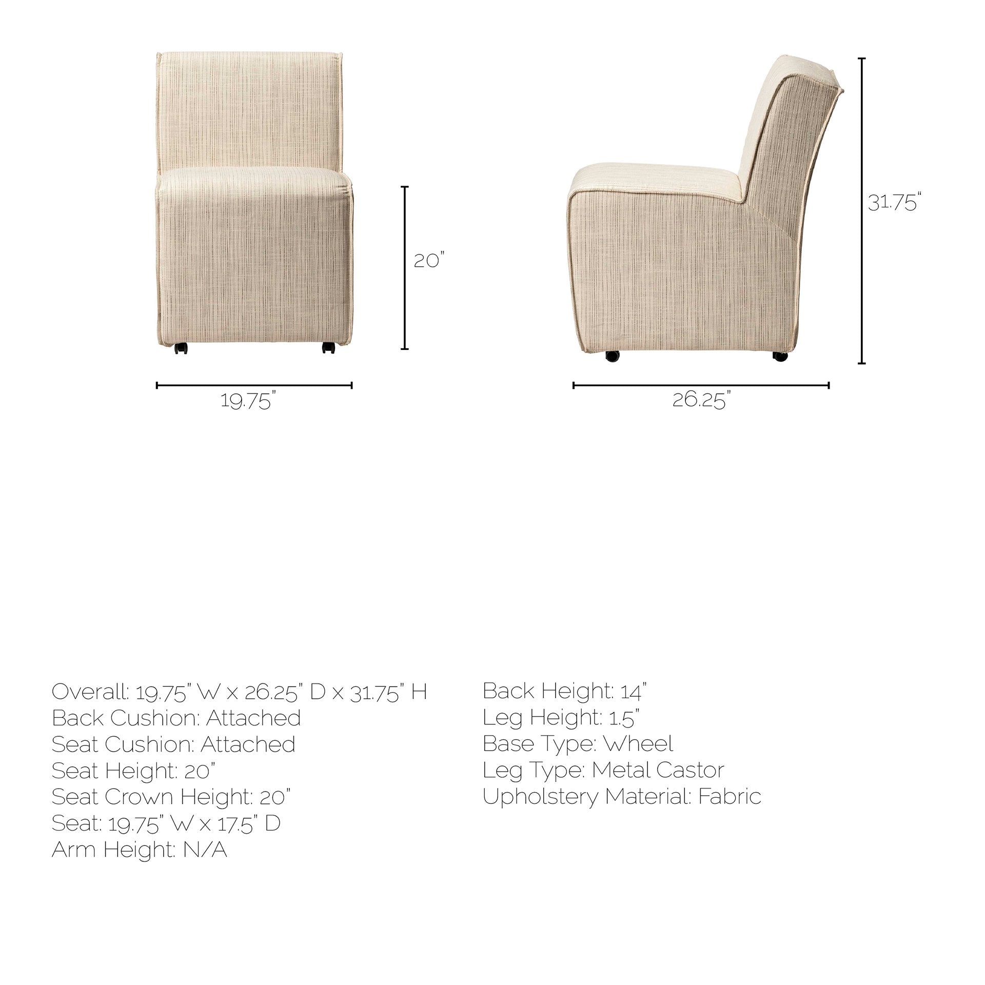 Damon Fabric Dining Chair