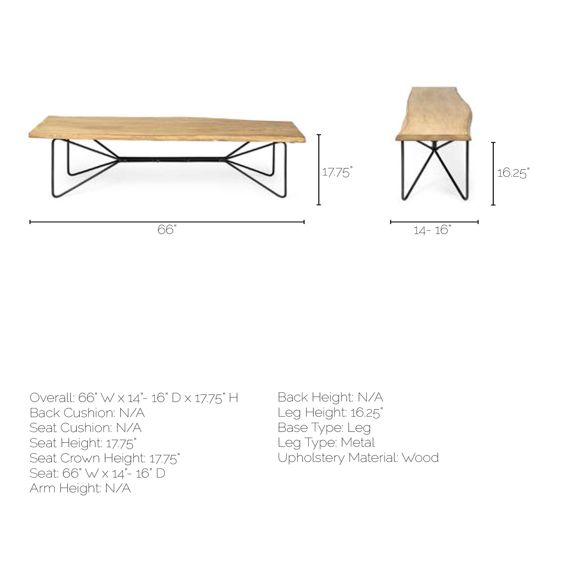 Papillion Bench