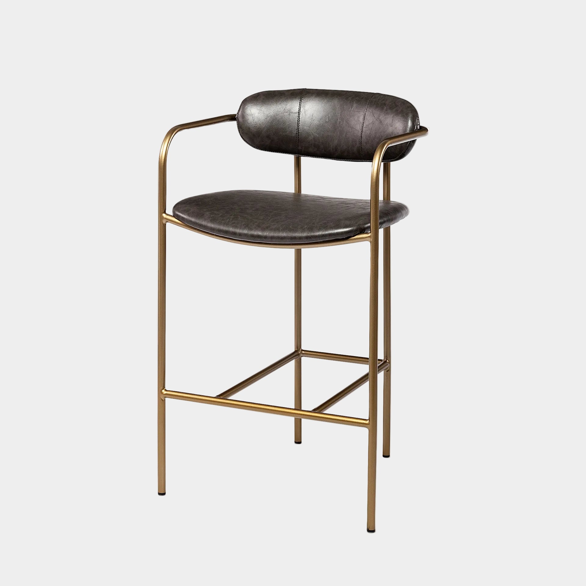 Parker Faux Leather Seat Counter Stool