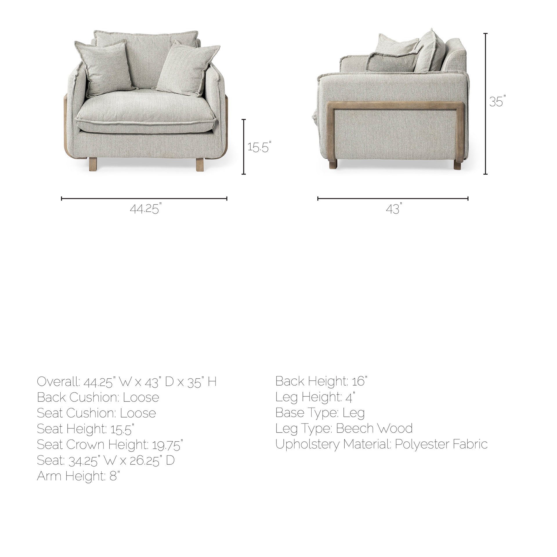 Roy Upholstered Chair