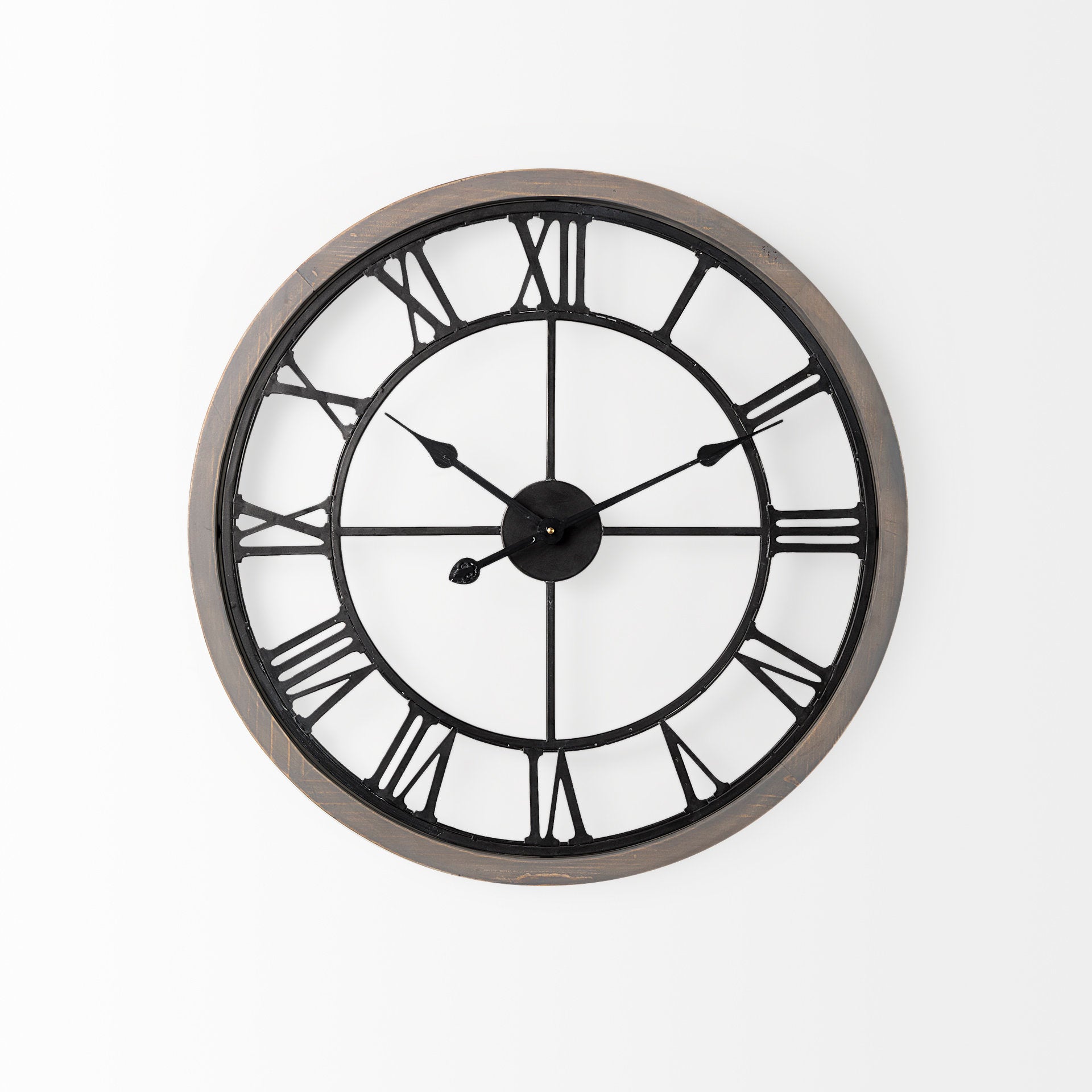 Mething Gray Wall Clock