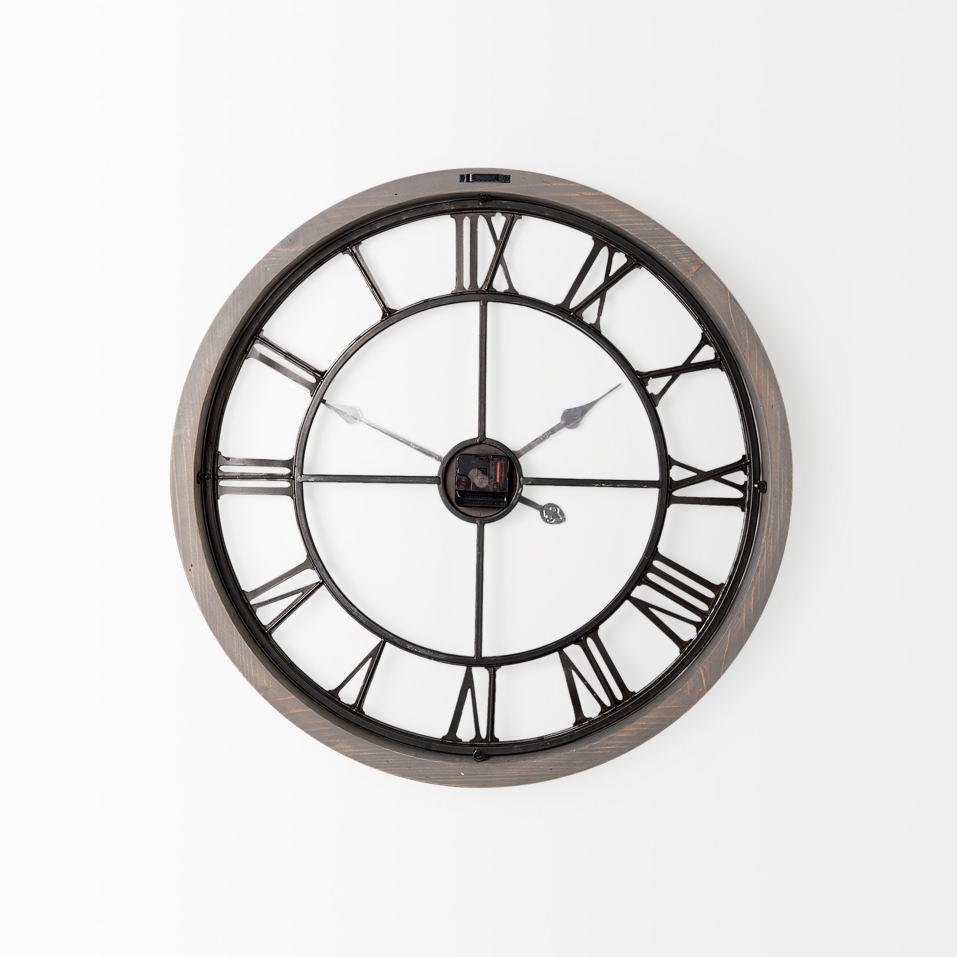 Mething Gray Wall Clock
