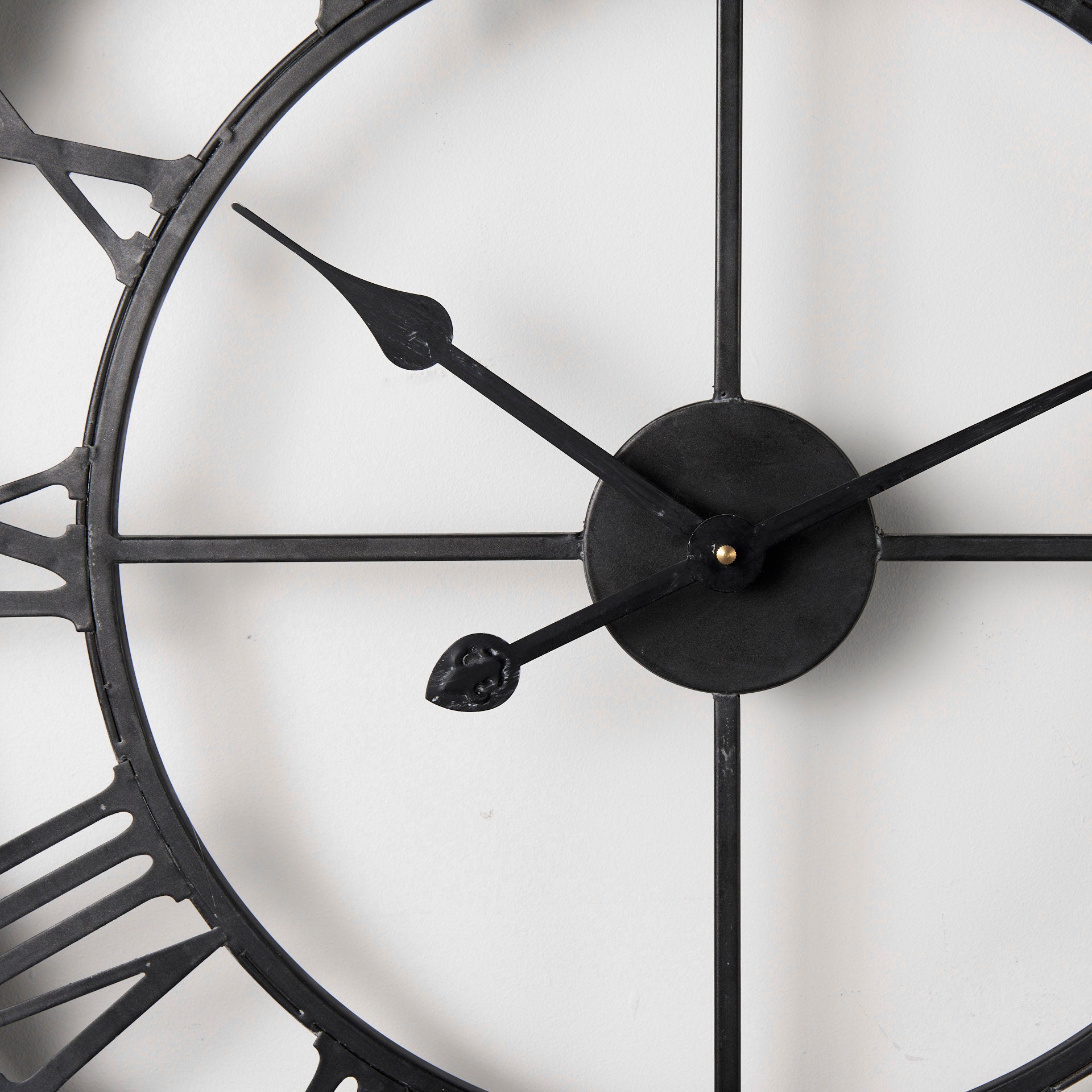 Mething Gray Wall Clock