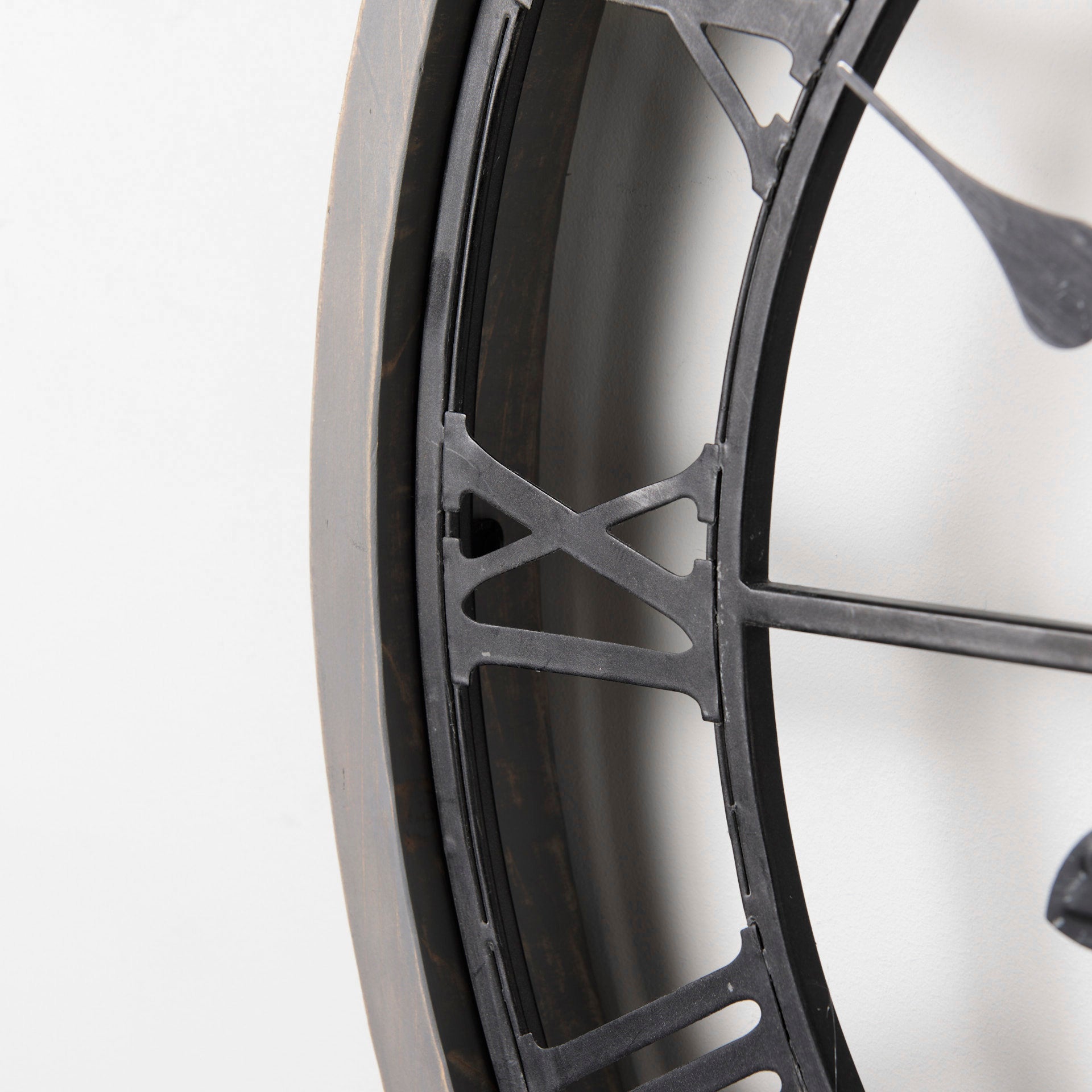 Mething Gray Wall Clock