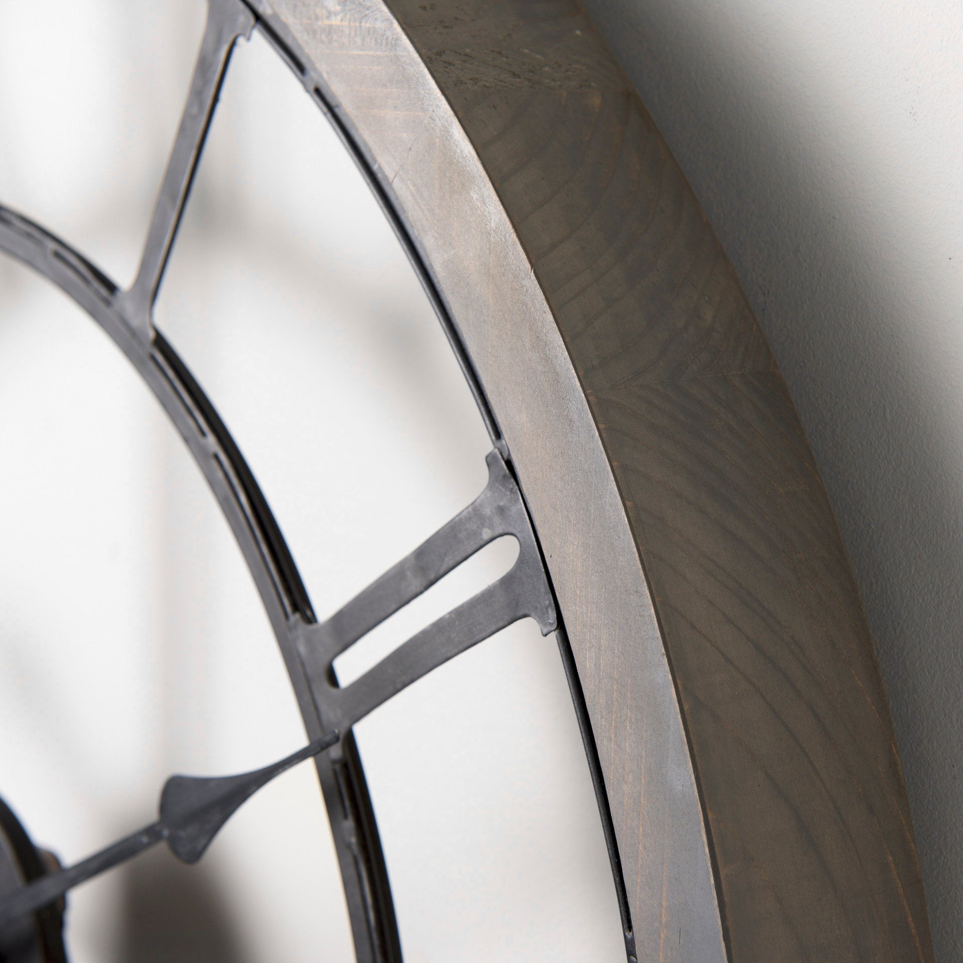 Mething Gray Wall Clock