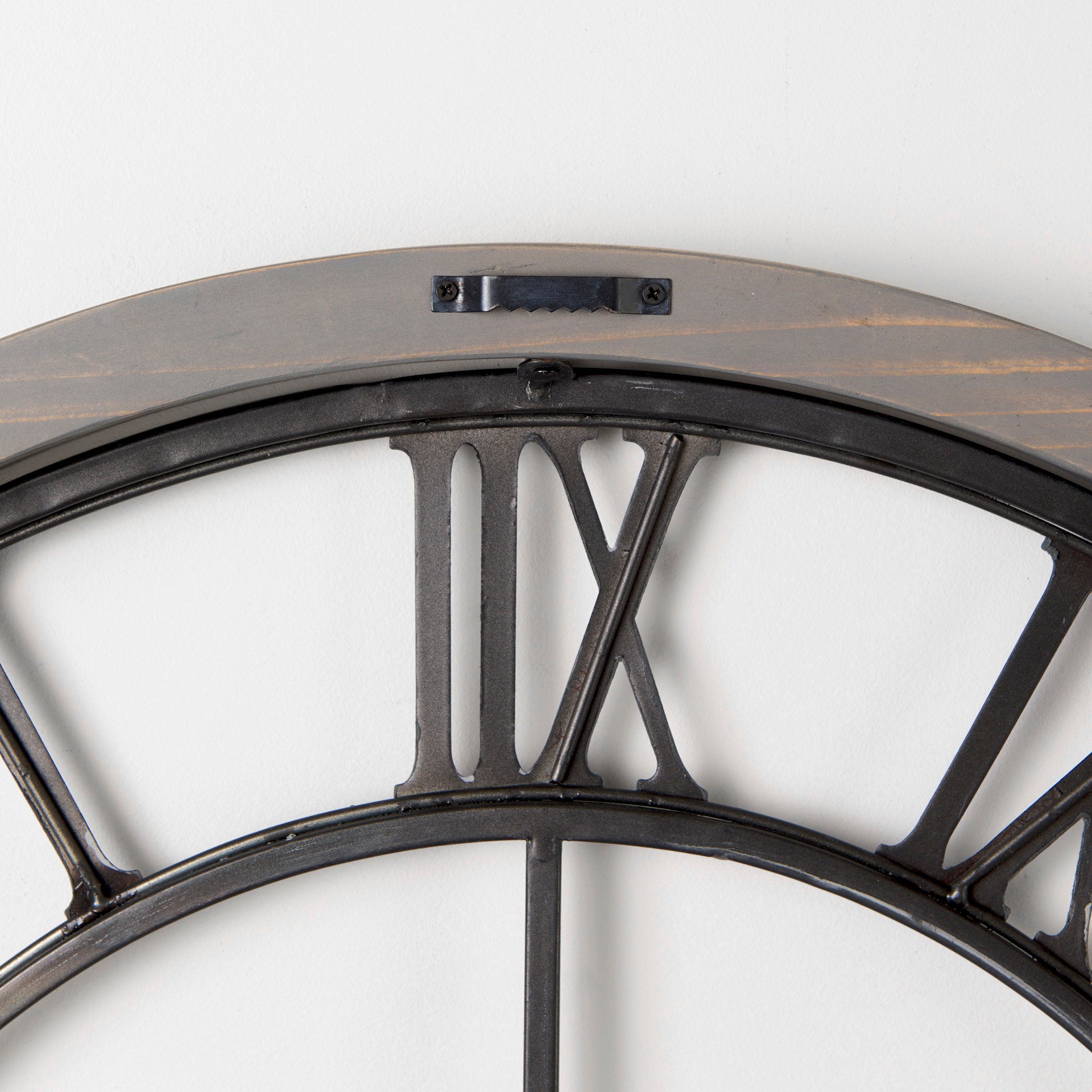 Mething Gray Wall Clock