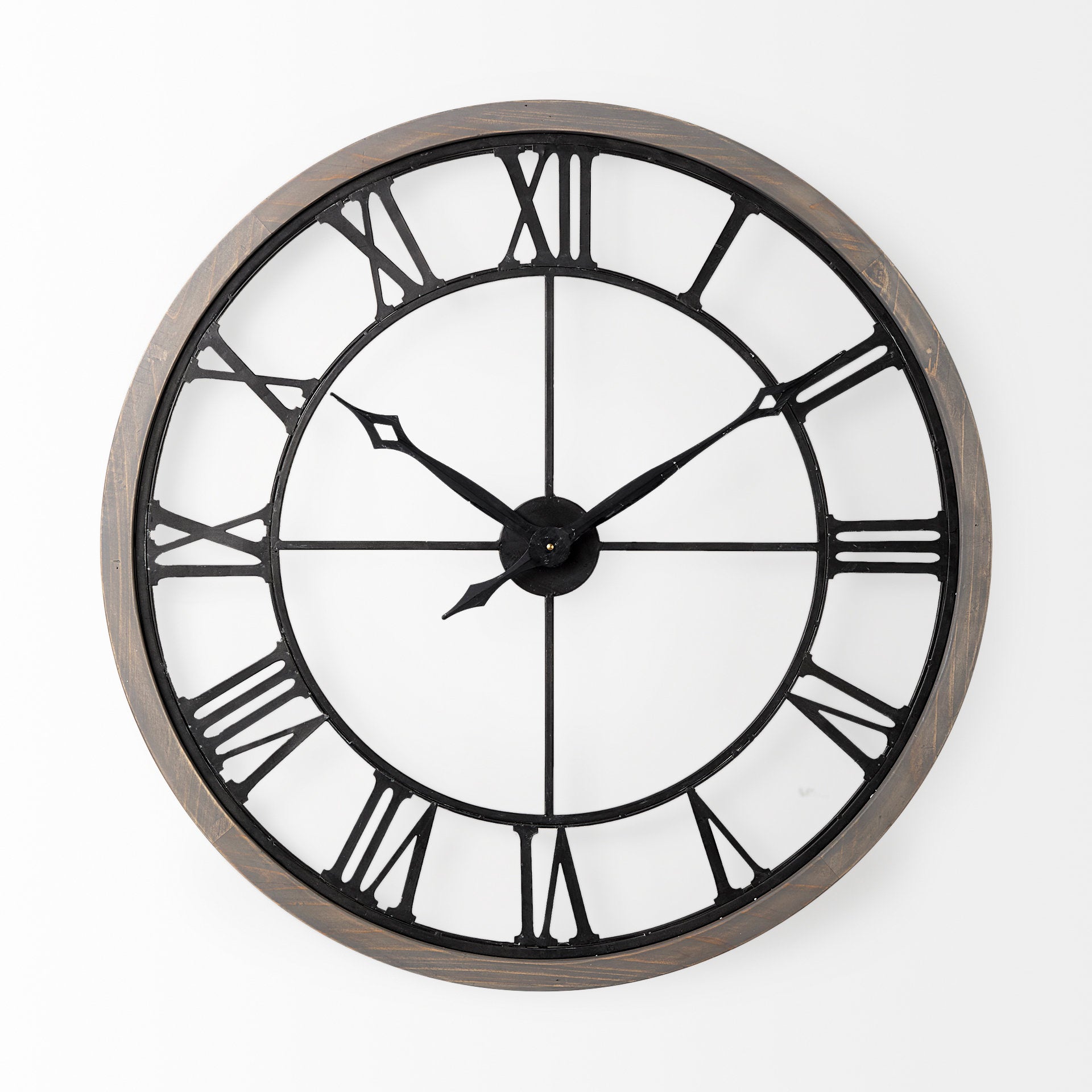 Mething Gray Wall Clock