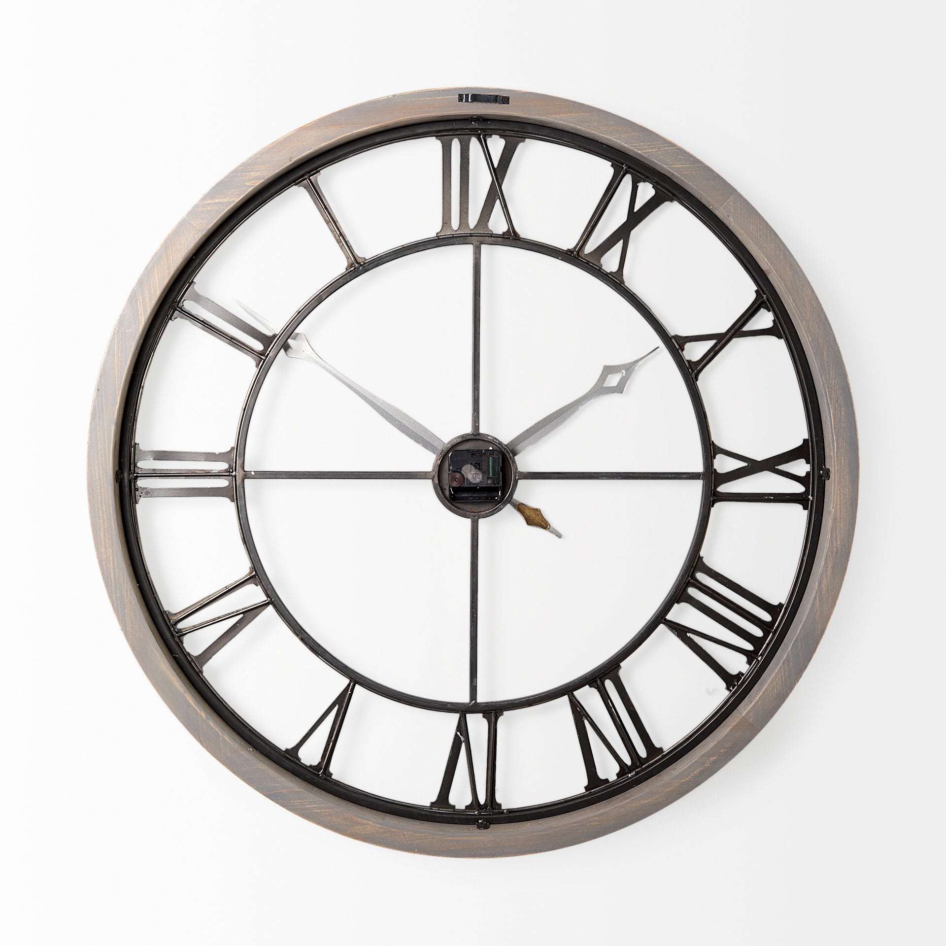 Mething Gray Wall Clock