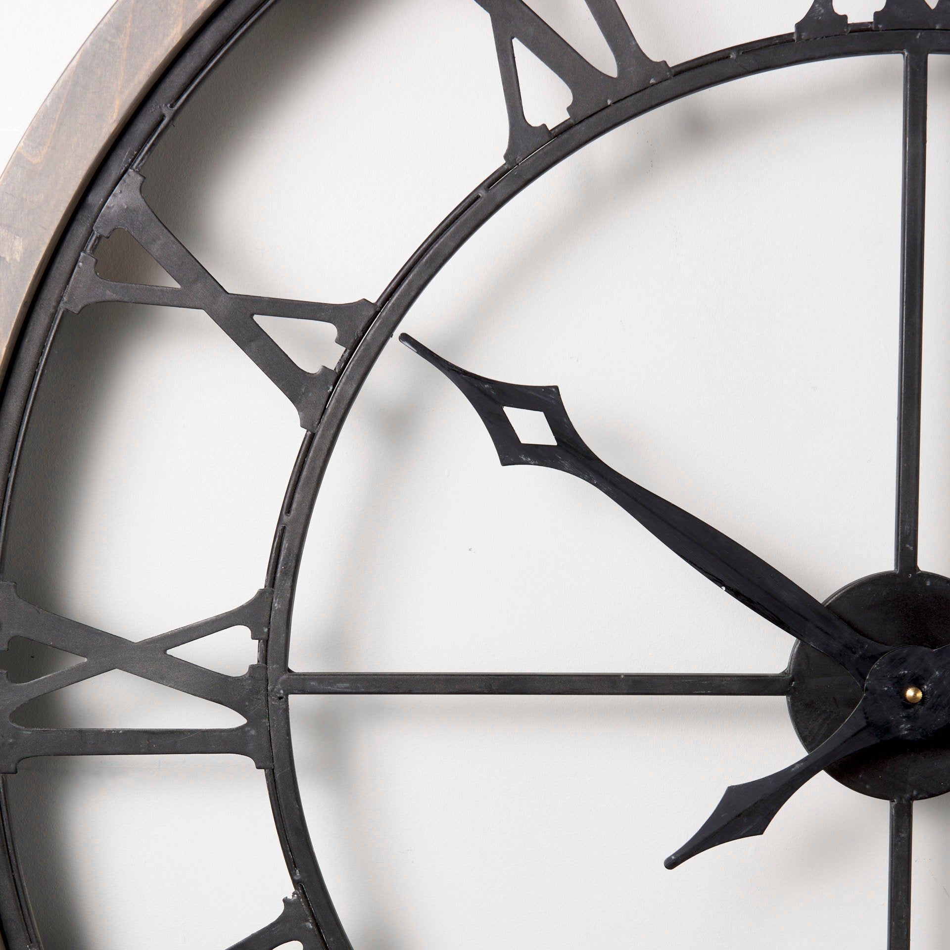 Mething Gray Wall Clock