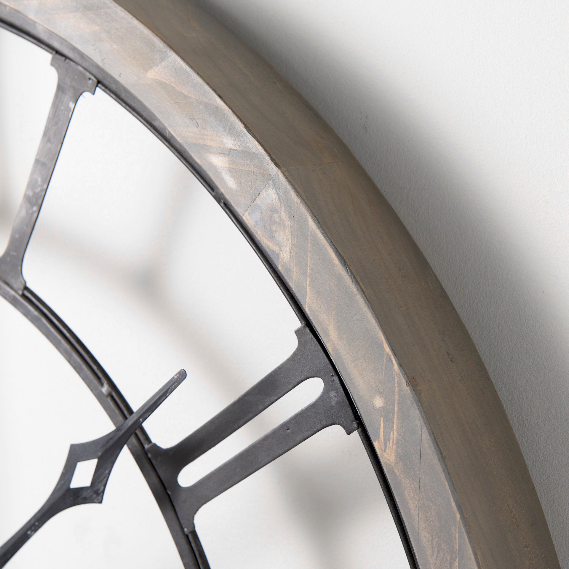 Mething Gray Wall Clock