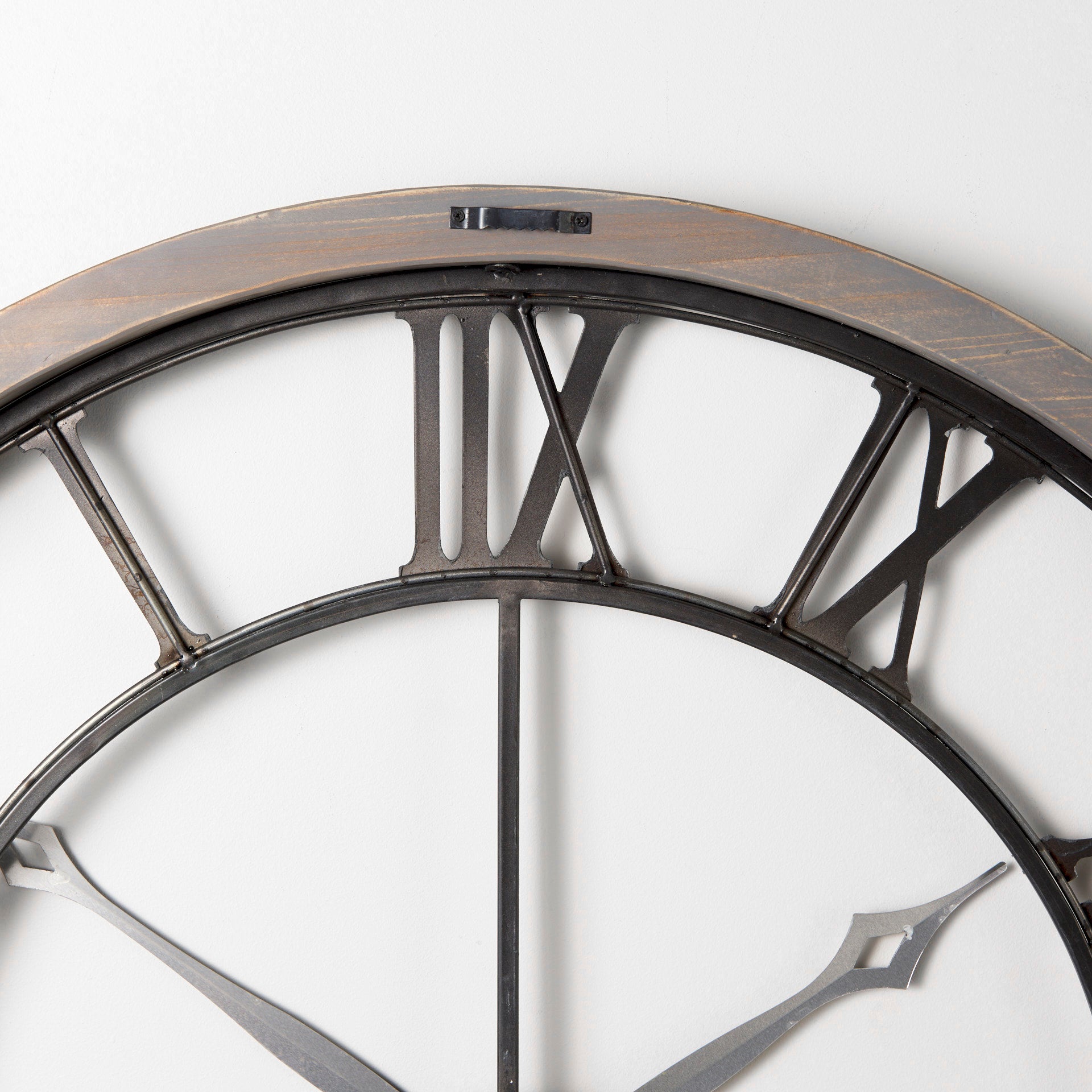 Mething Gray Wall Clock