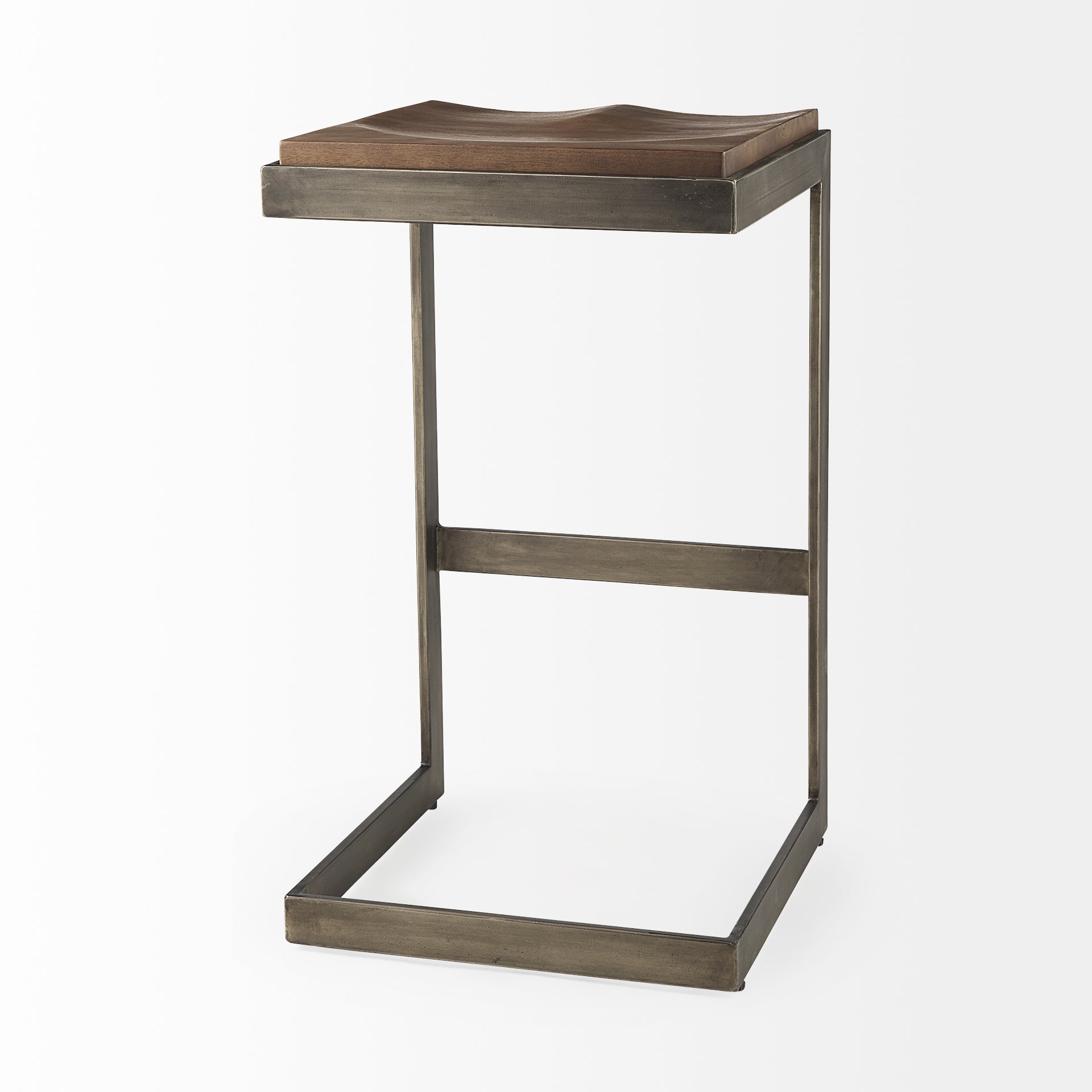 Kiran Wood Seat Bar/Counter Stool