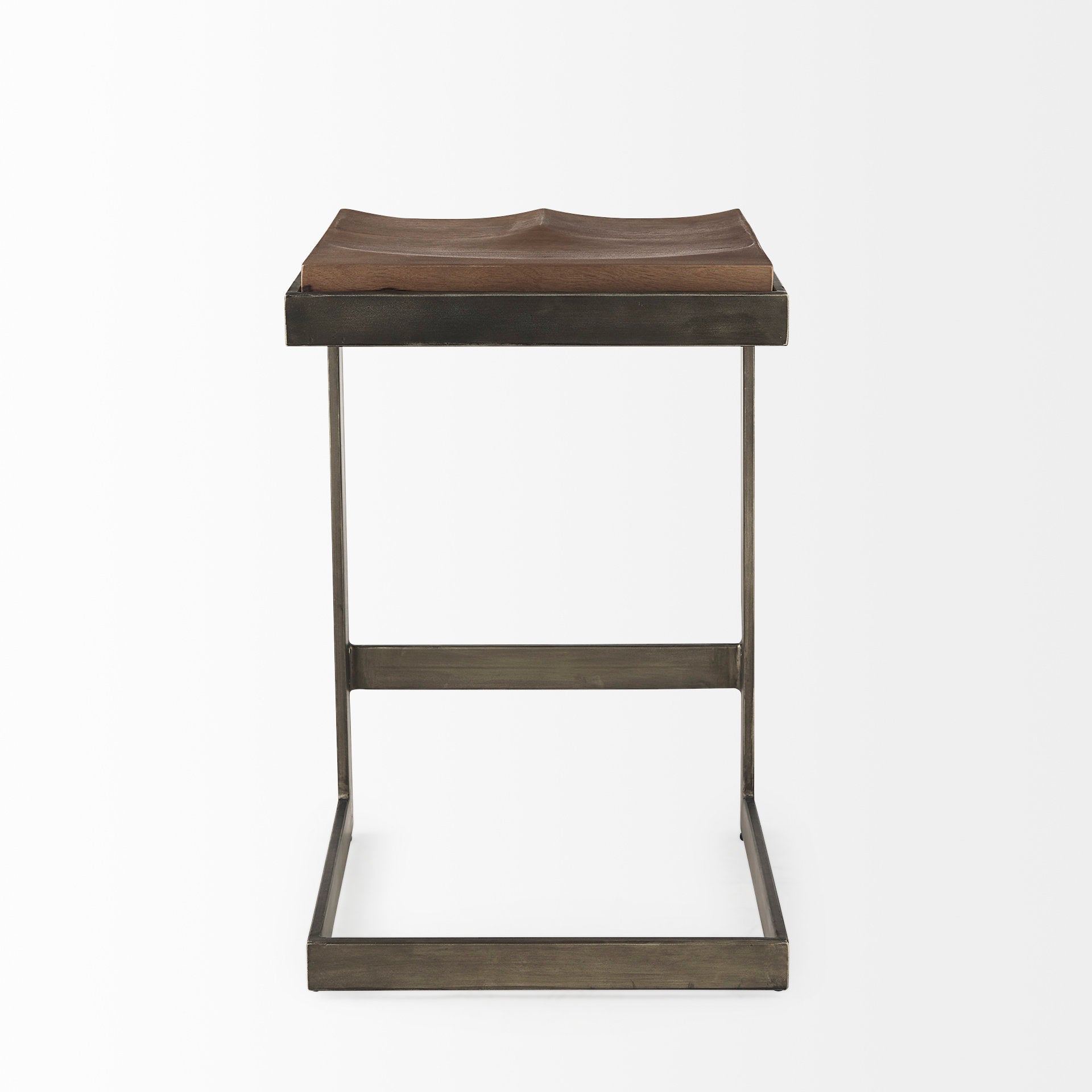 Kiran Wood Seat Bar/Counter Stool