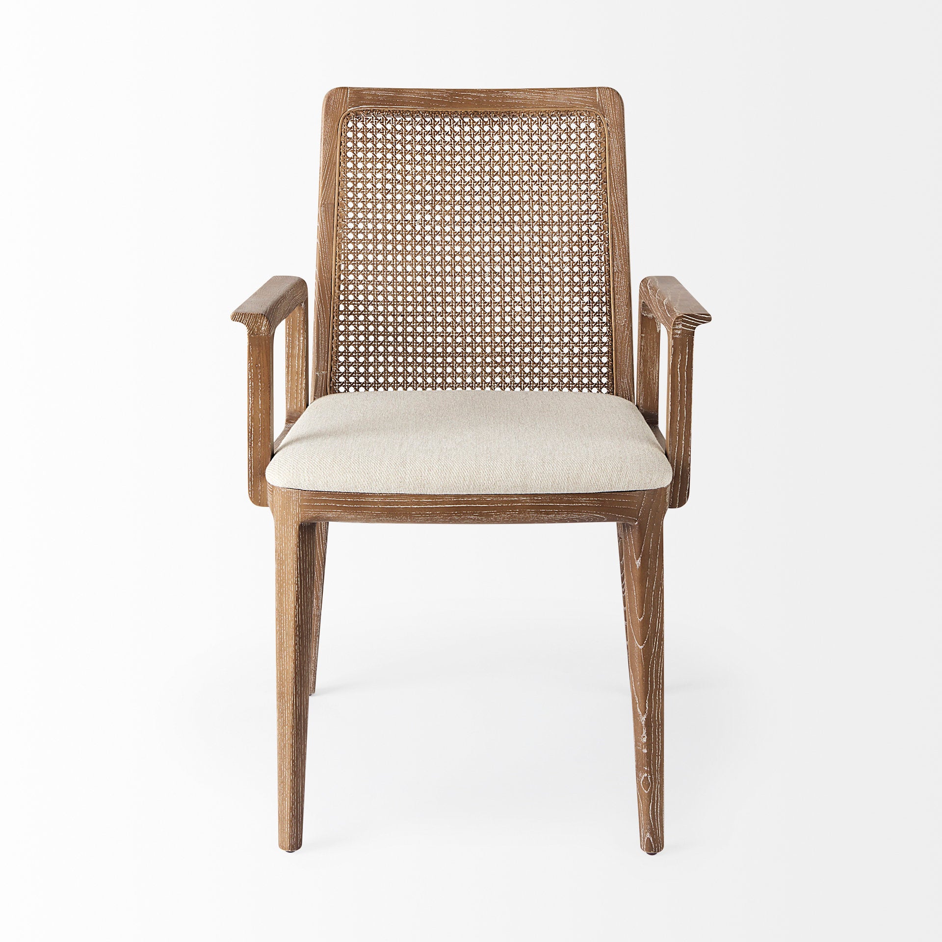Clara Light Brown Cane Back Dining Chair