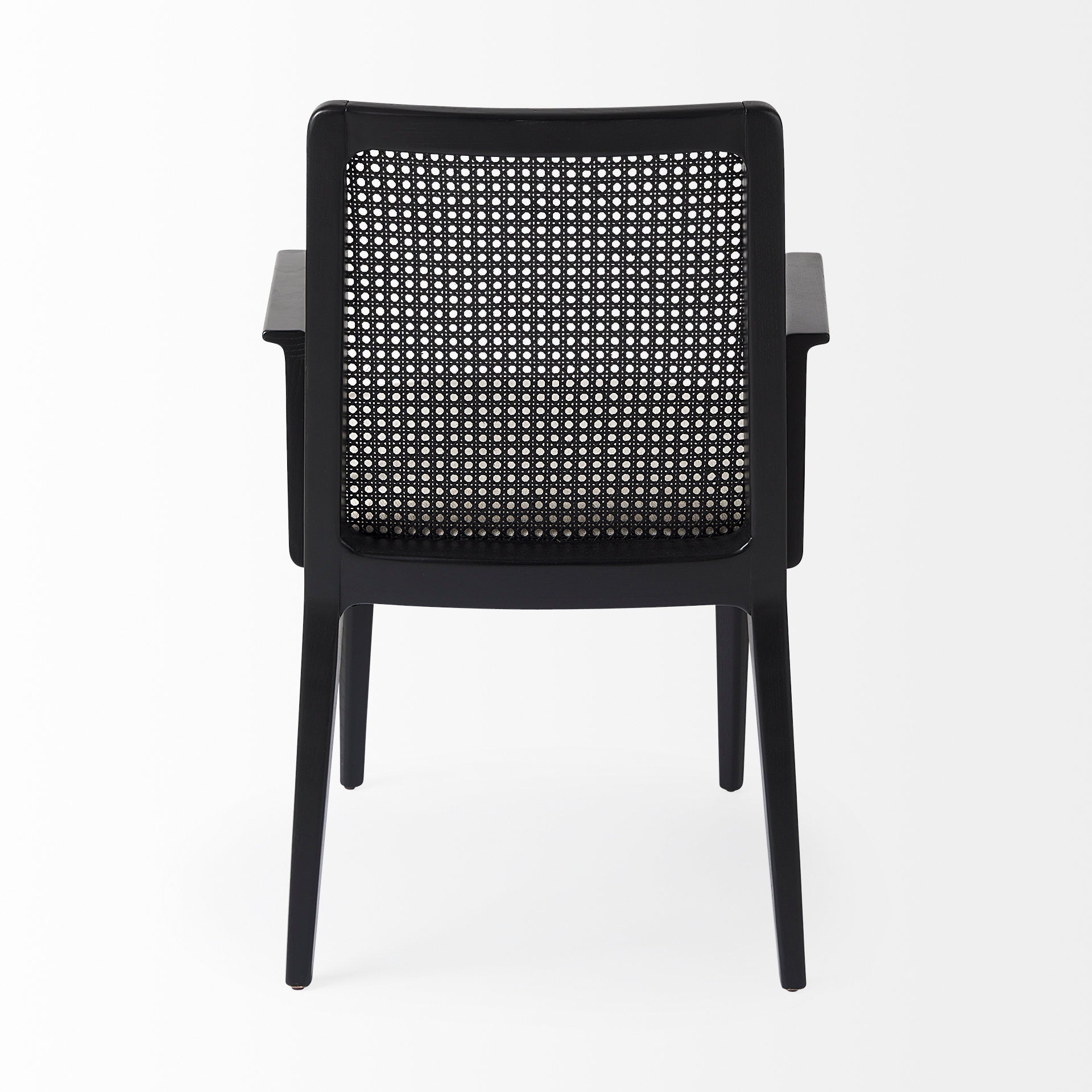 Clara Black Cane Back Dining Chair