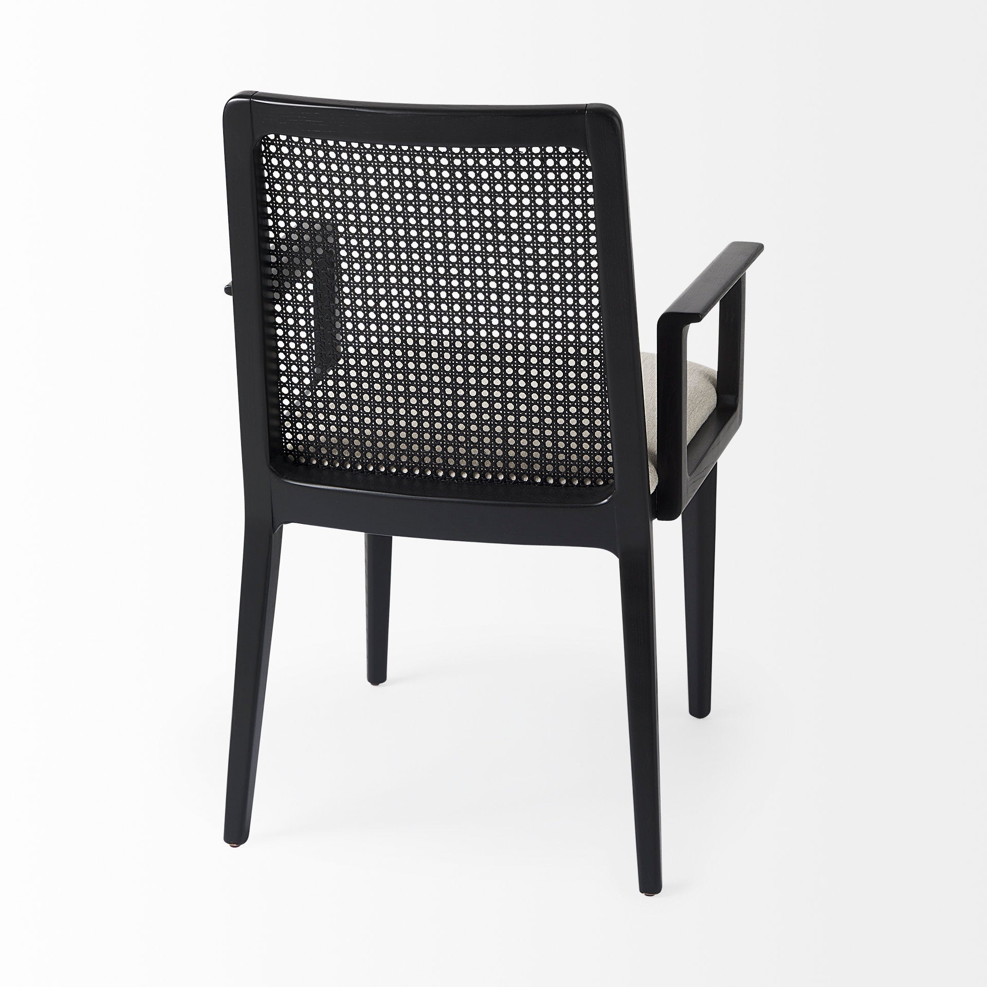Clara Black Cane Back Dining Chair