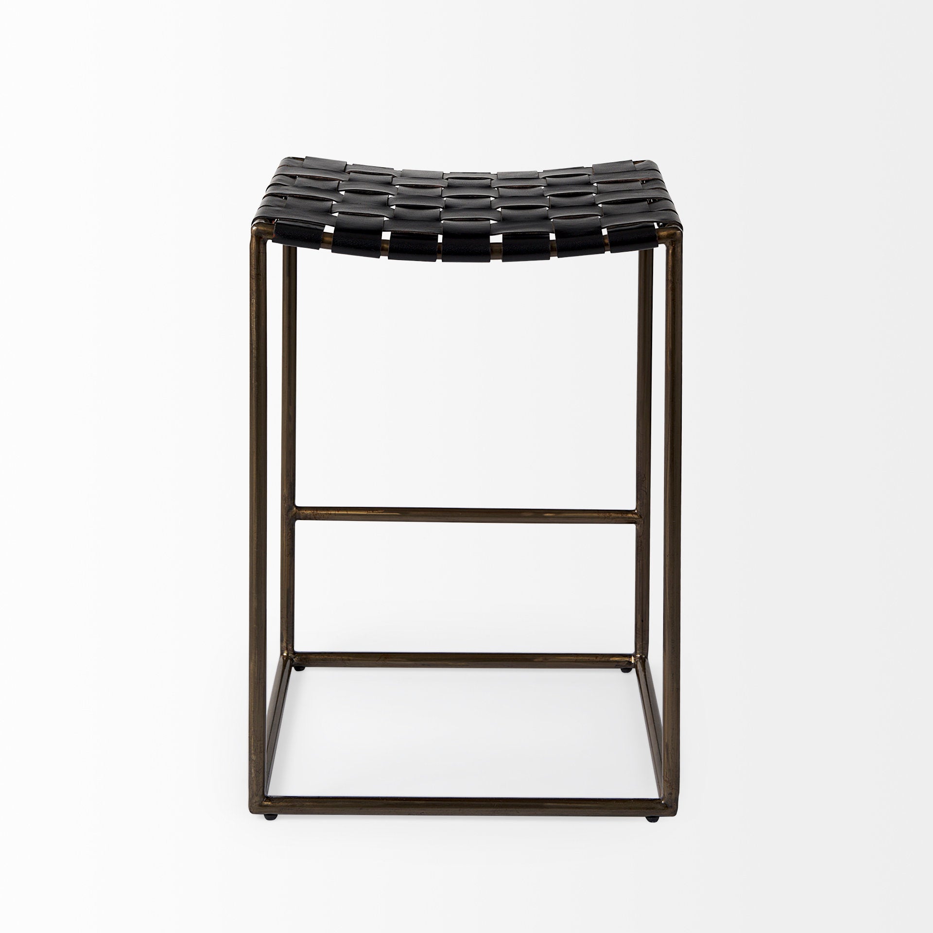 Clarissa Leather Seat Counter Stool