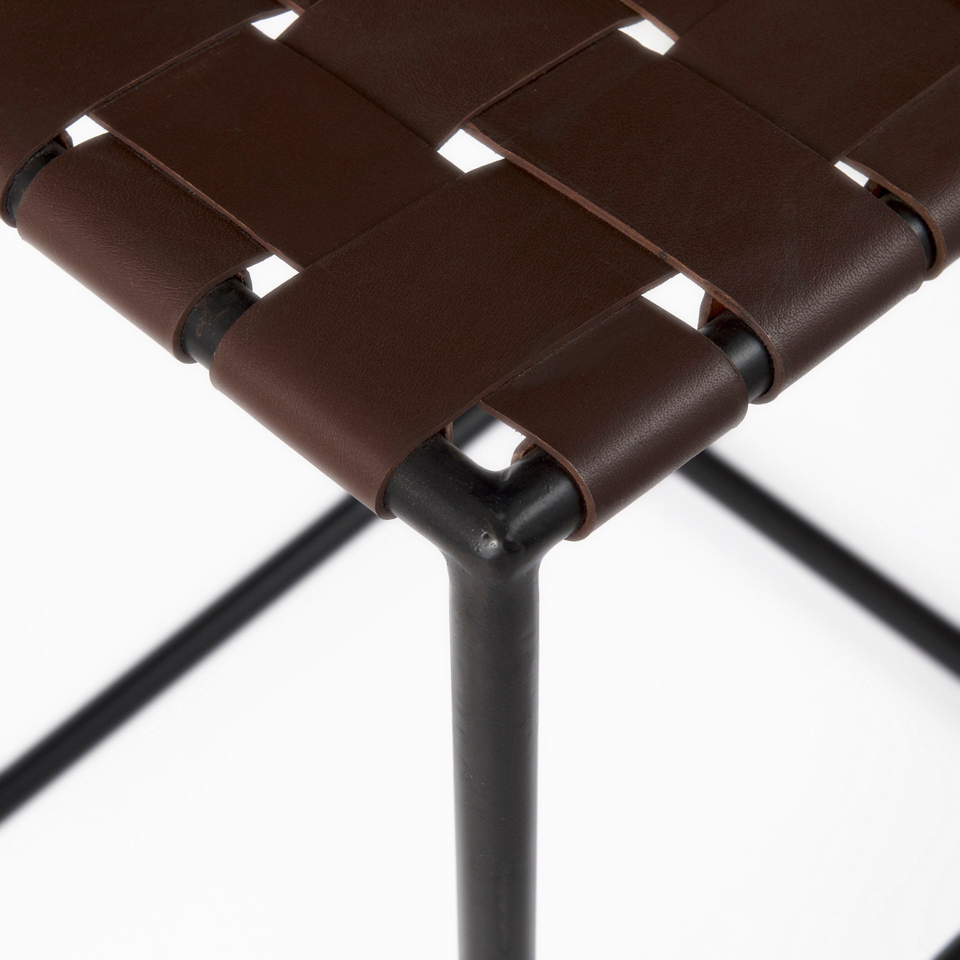 Clarissa Leather Seat Counter Stool