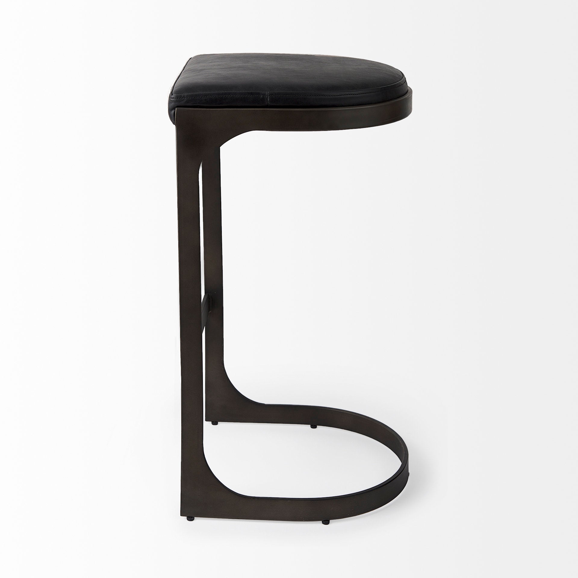 Tyson Leather Seat Stool