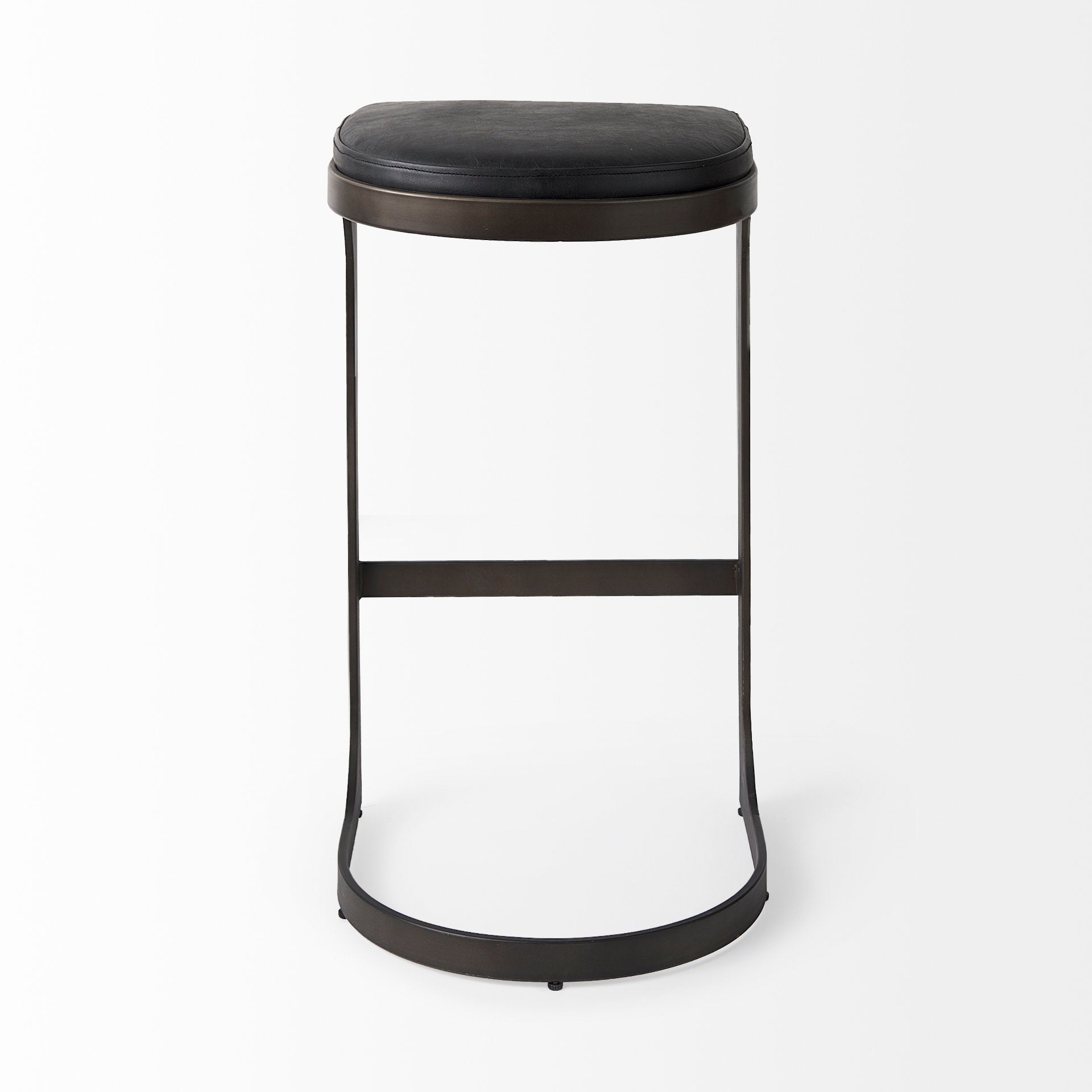 Tyson Leather Seat Stool