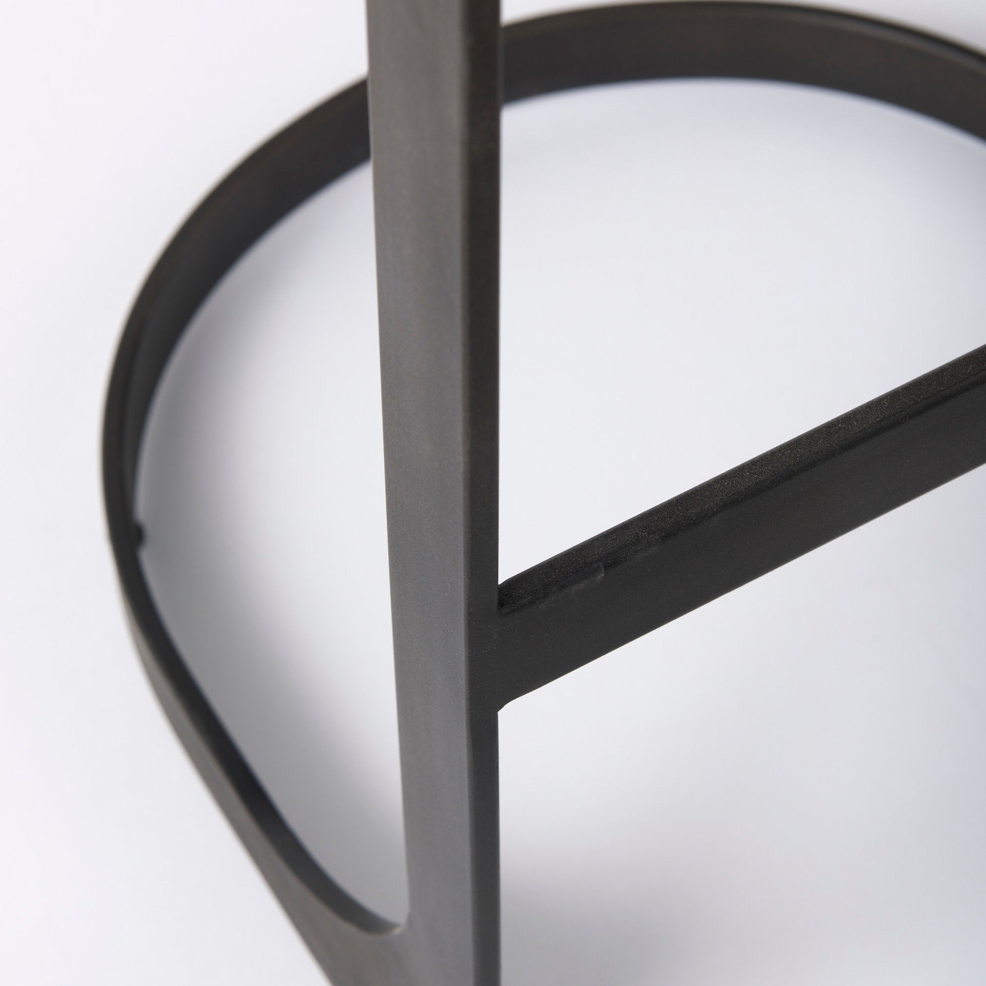 Tyson Leather Seat Stool