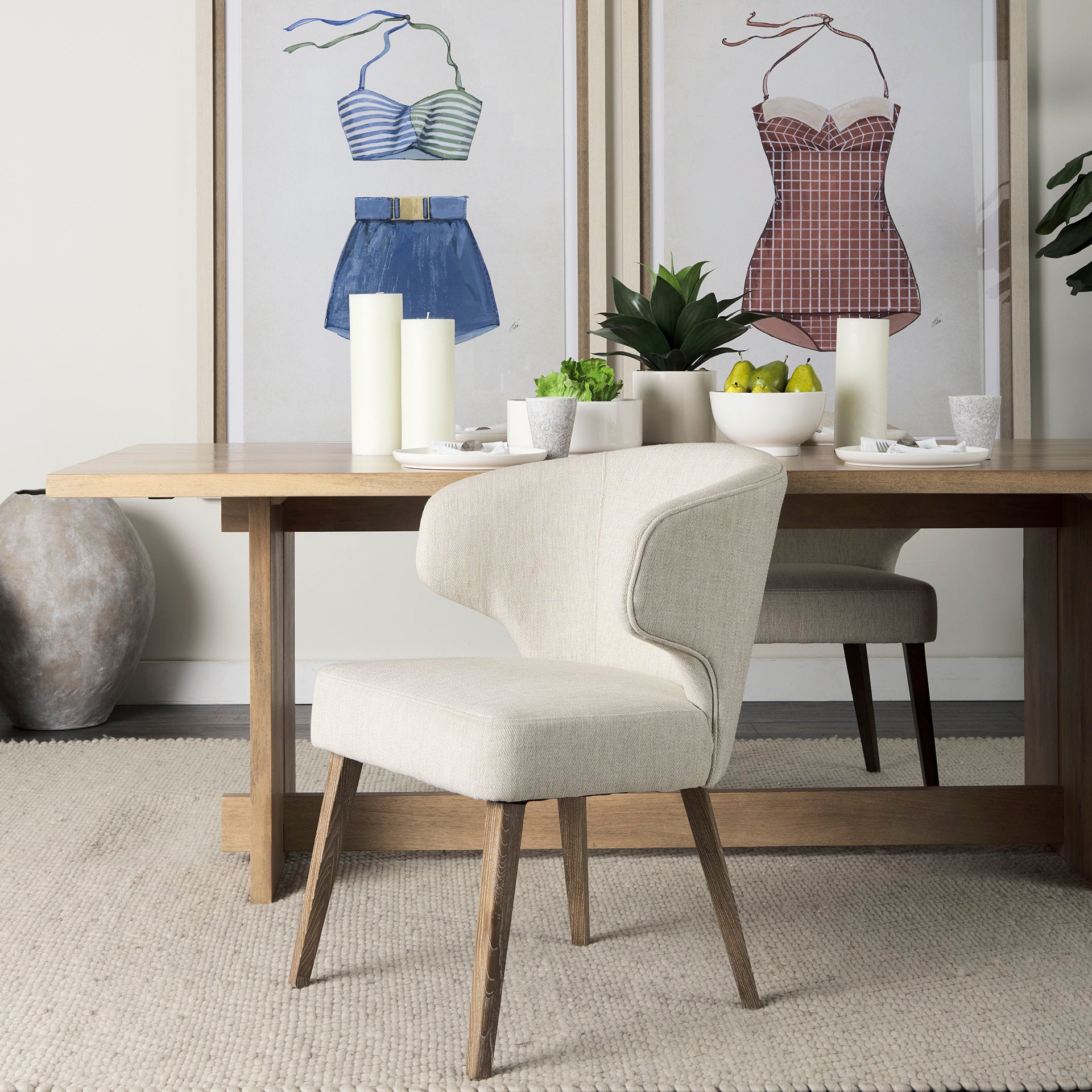 Niles Fabric Contract-Grade Dining Chair