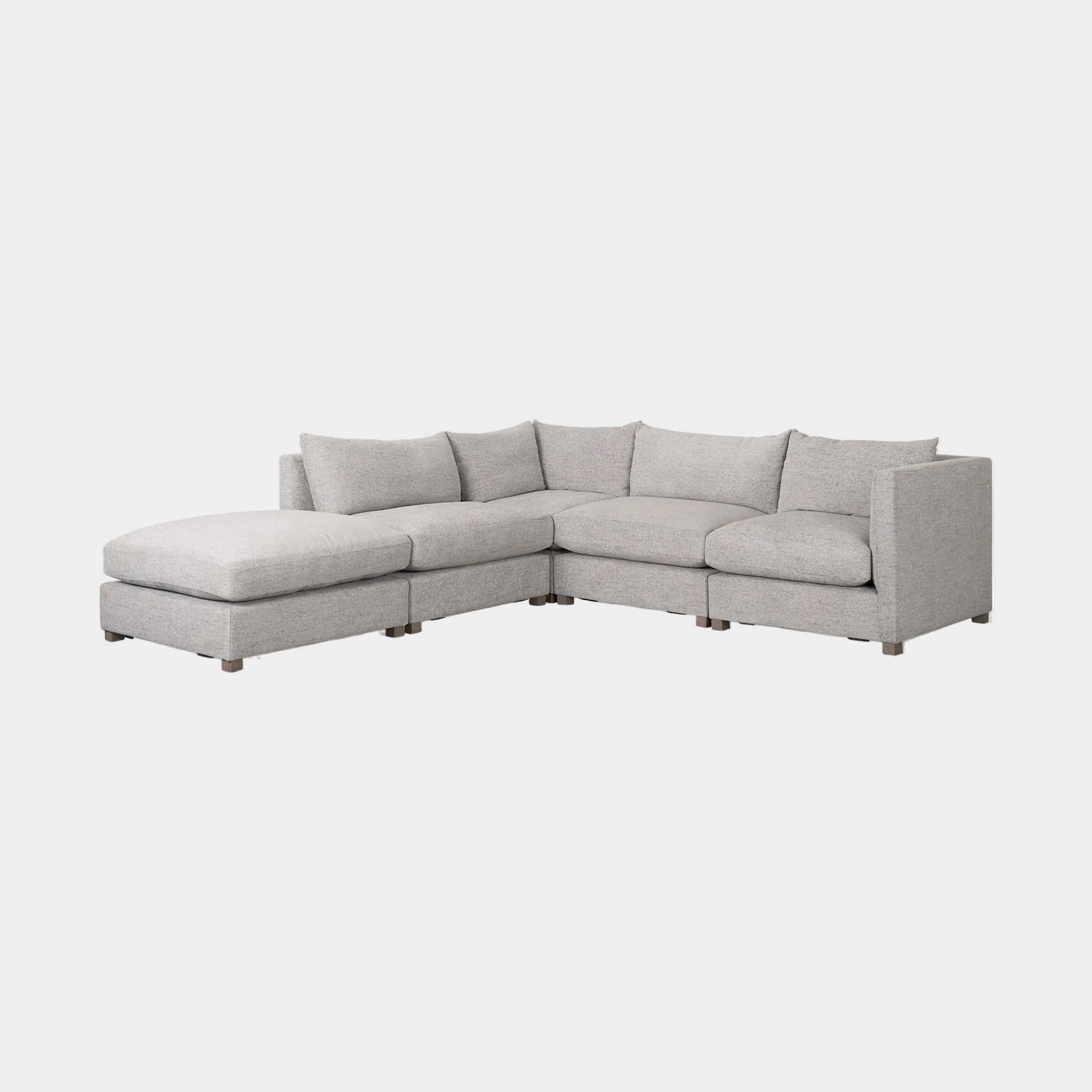 Valence 5 Piece (Incl. 1 ottoman) Modular Sofa Set