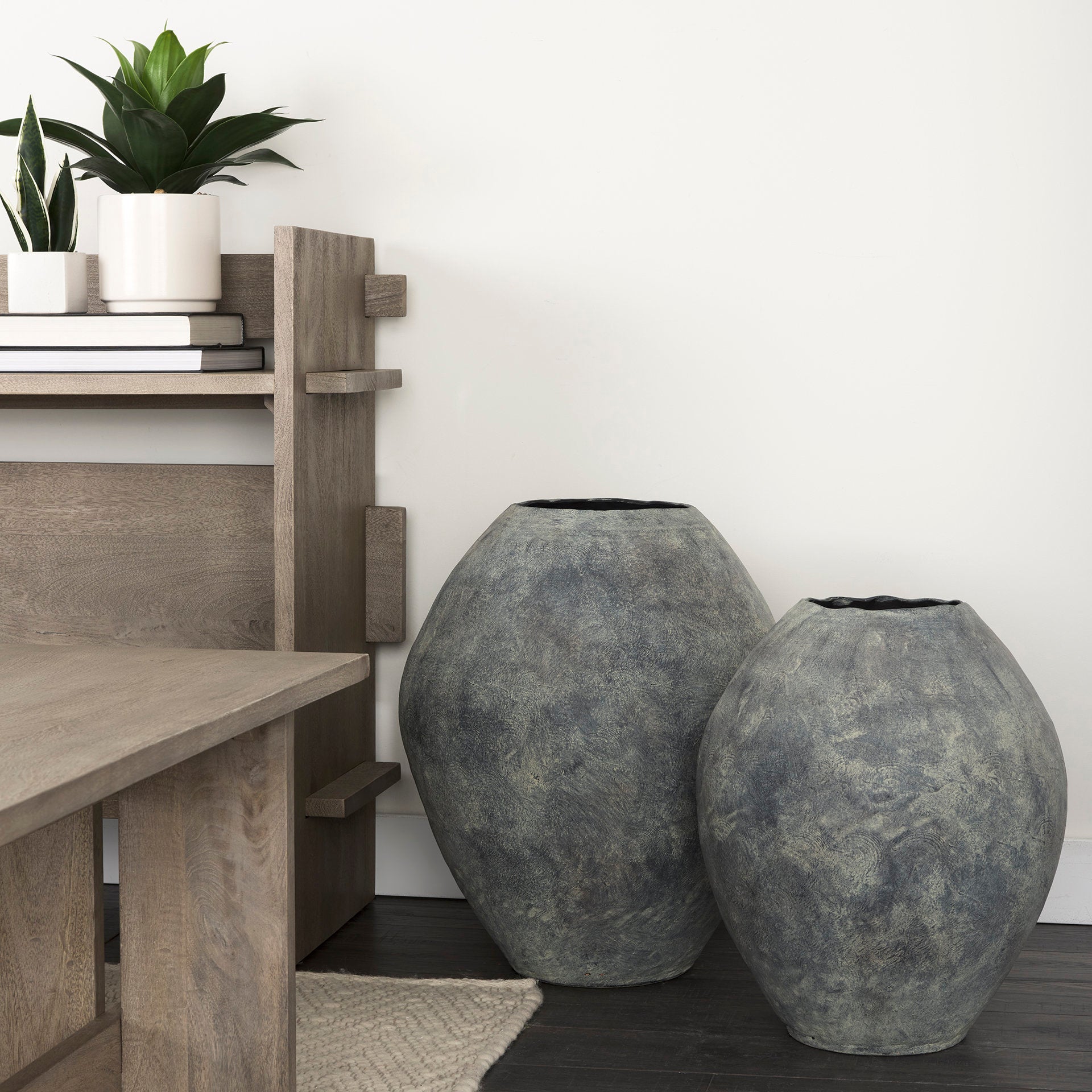 Gobi Gray Floor Vase