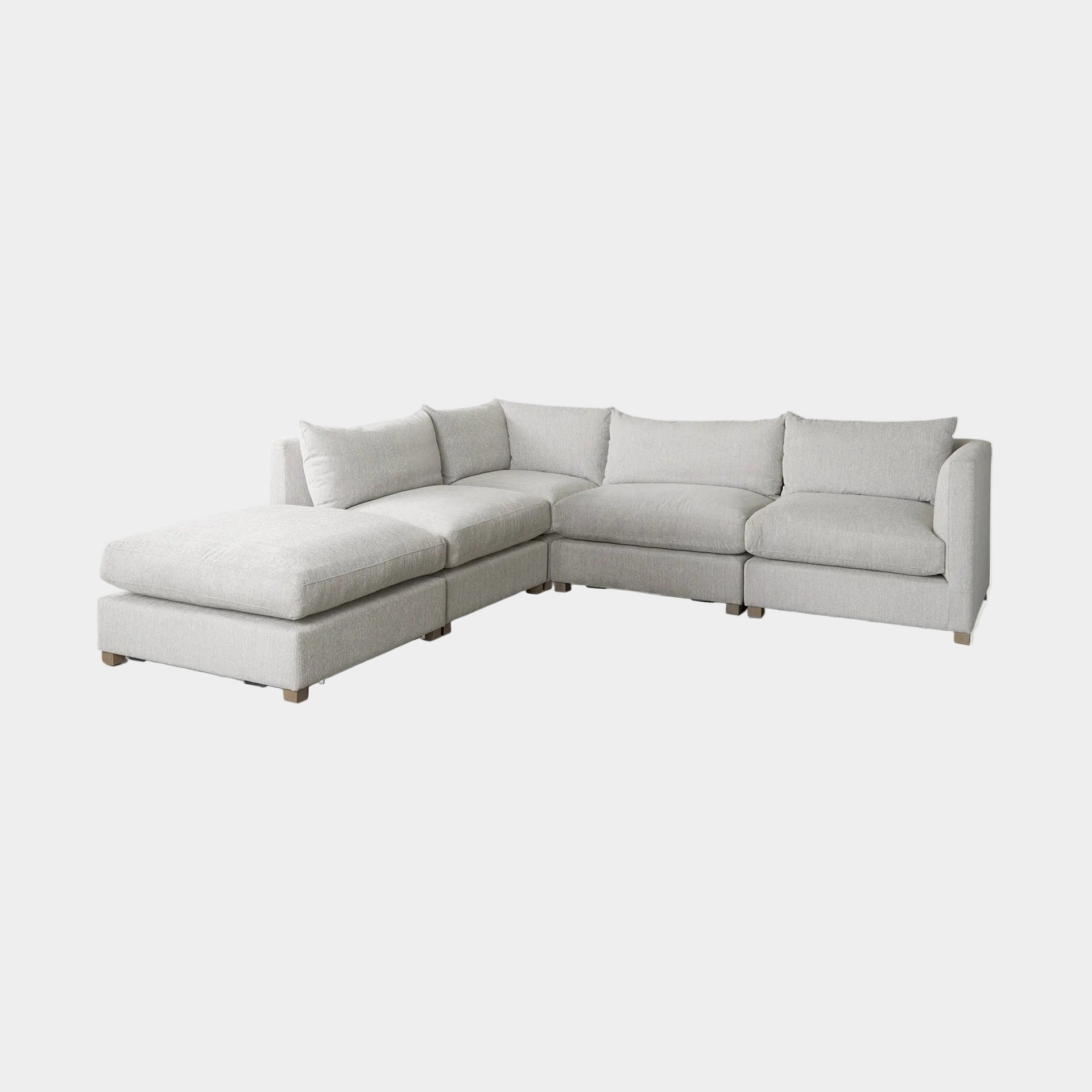 Valence 5 Piece (Incl. 1 ottoman) Modular Sofa Set