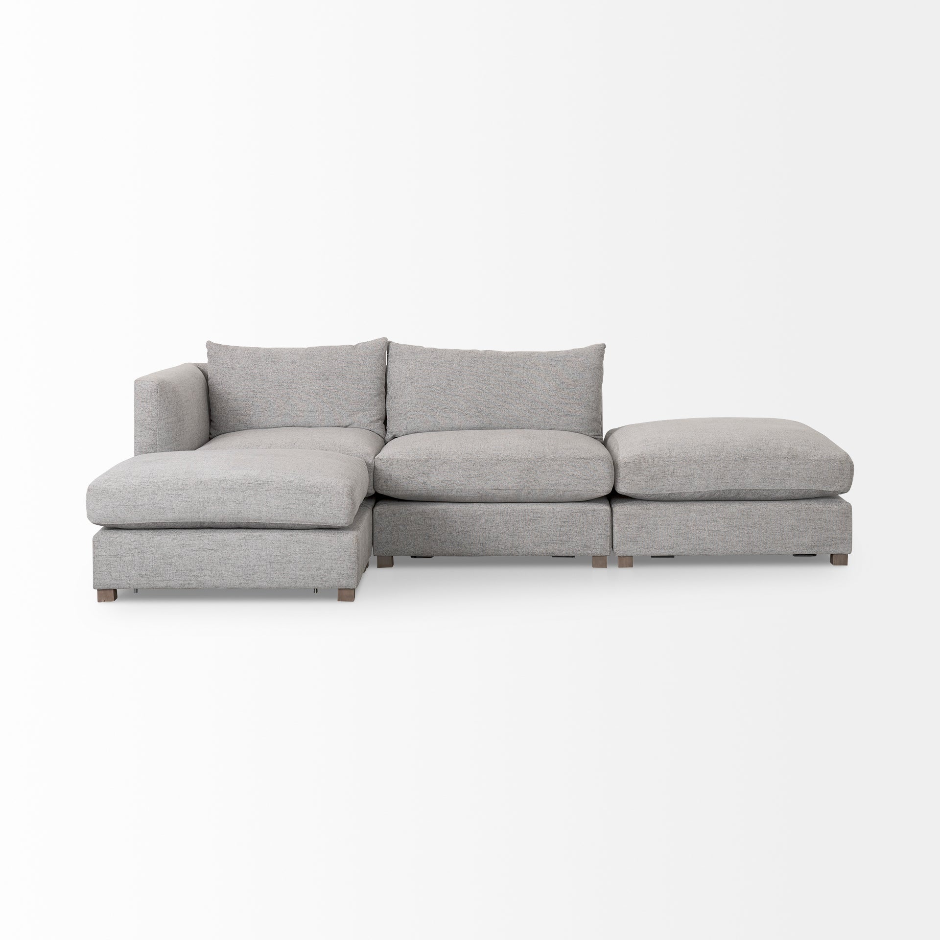 Valence 4 Piece (Incl. 2 Ottoman) Modular Sofa Set