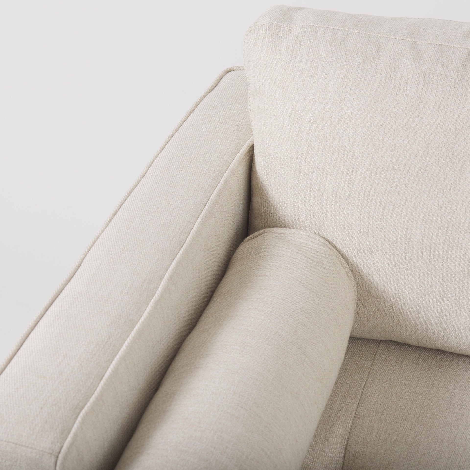 Loretta Fabric Chair with Two Bolster Cushions