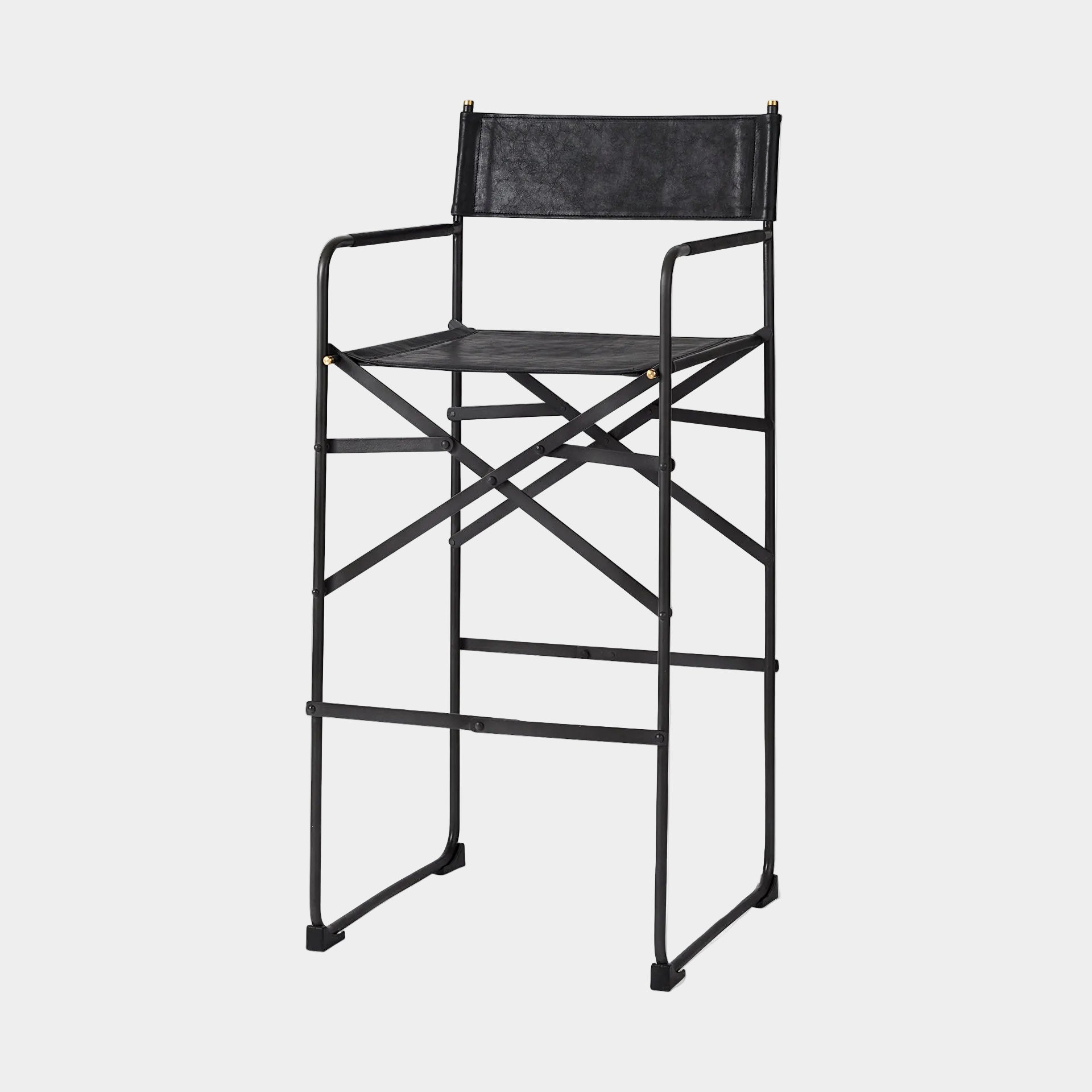Direttore Leather Seat Bar Stool