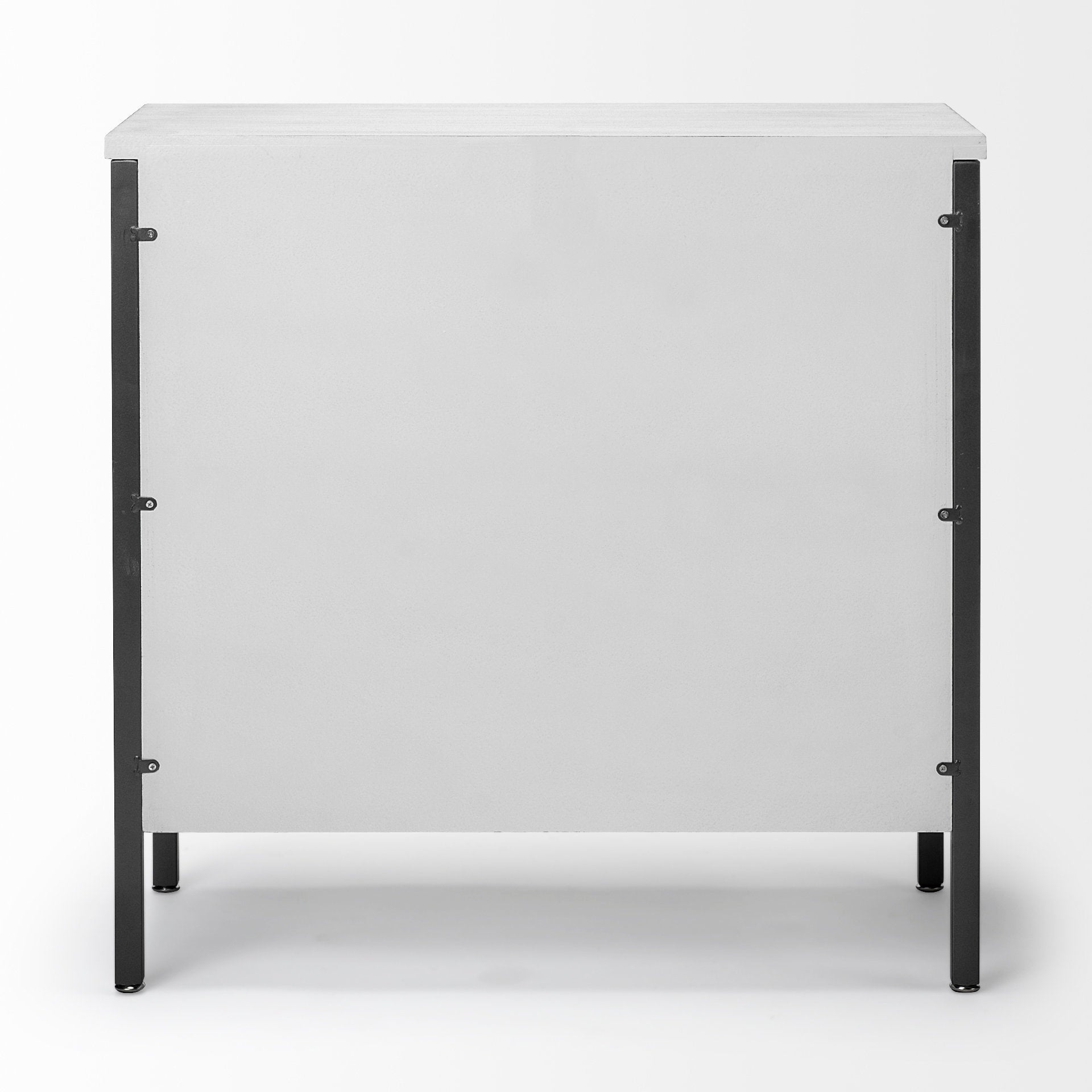 Savannah Gray Accent Cabinet - 2 Door