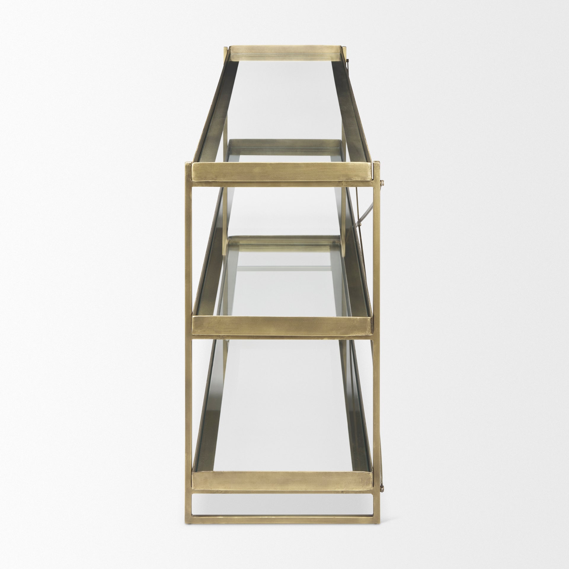 Trey Glass Console Table
