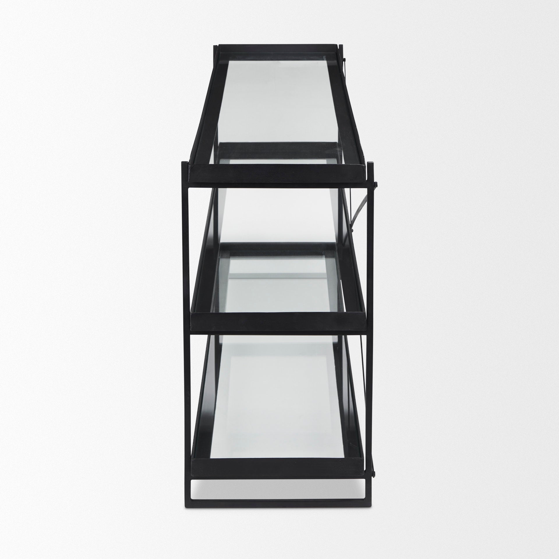 Trey Glass Console Table