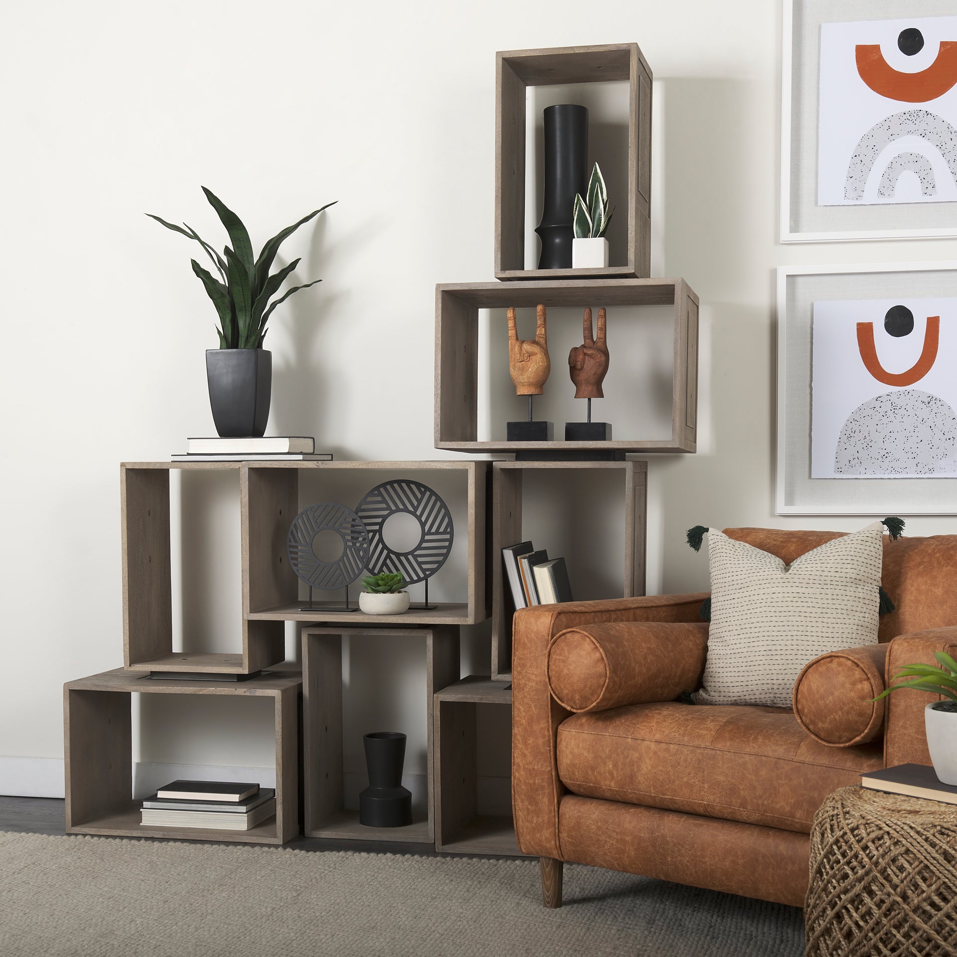 Simul Shelving Unit Set of 2