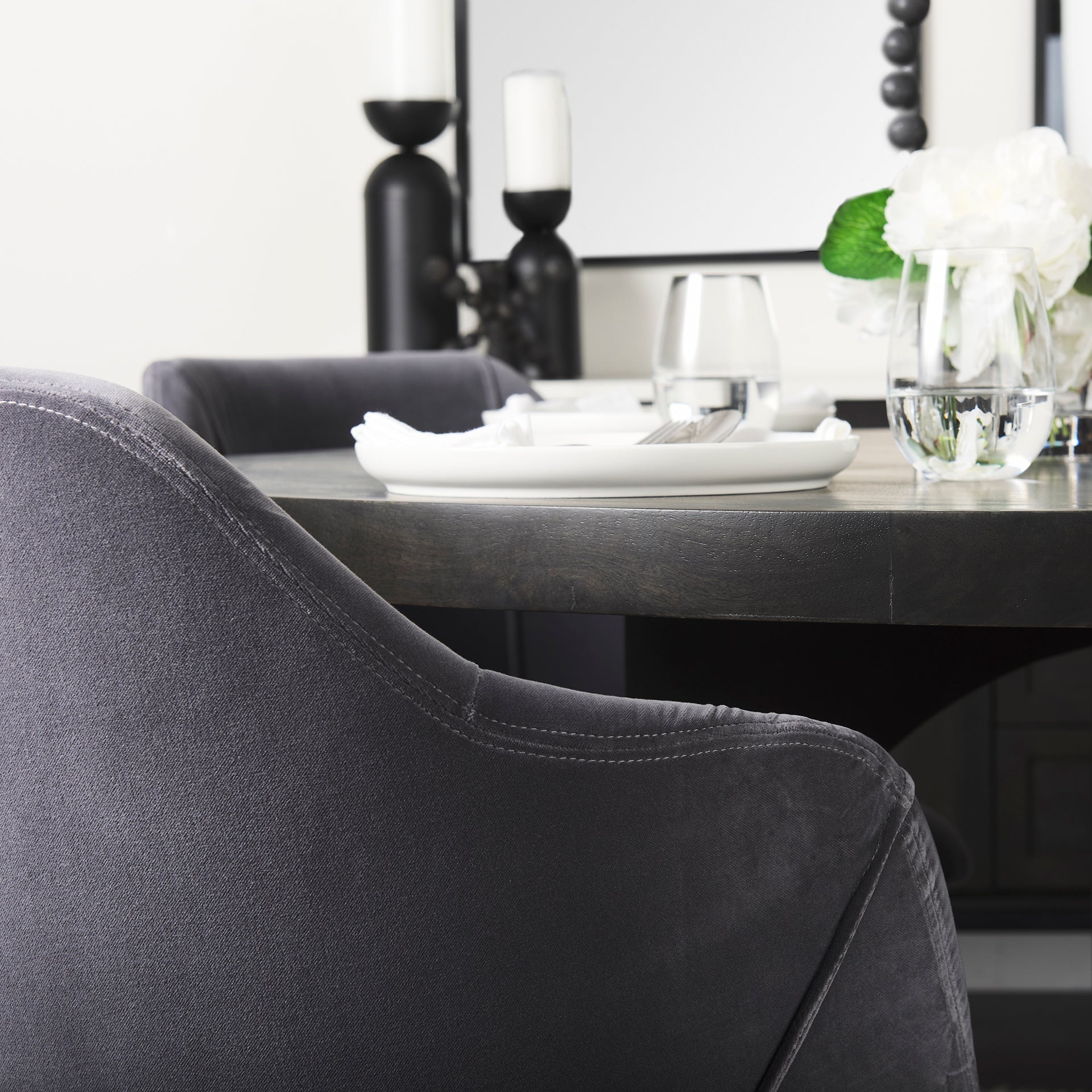 Ronald Fabric Dining Chair