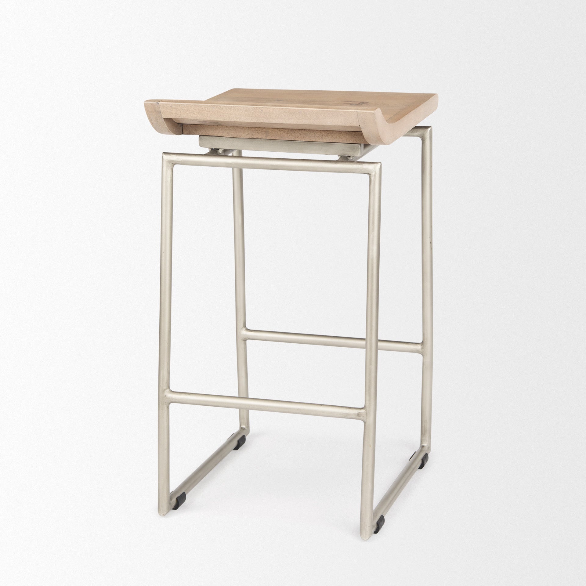 Givens Wood Seat Counter Stool