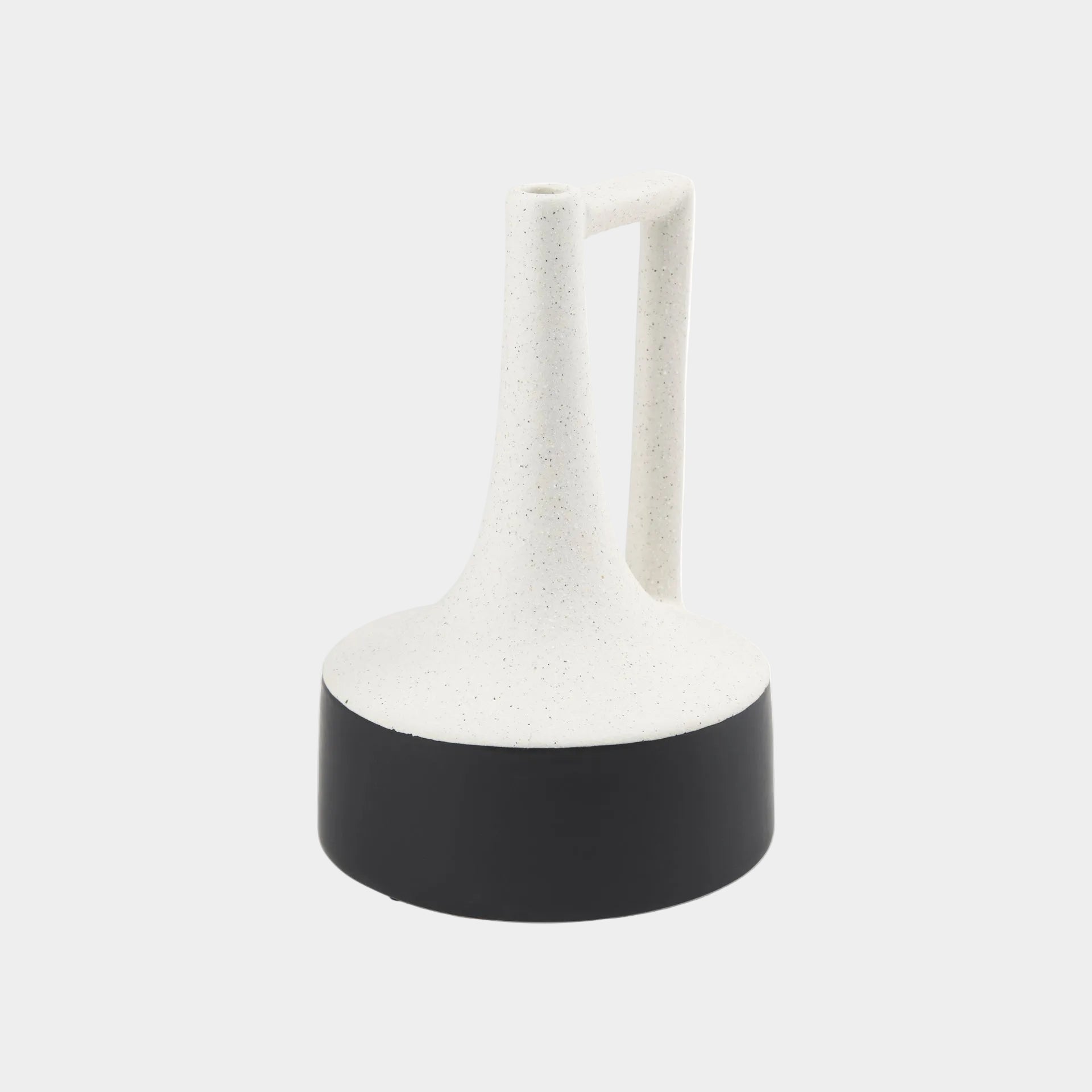 Burton White/Black Jug Vase
