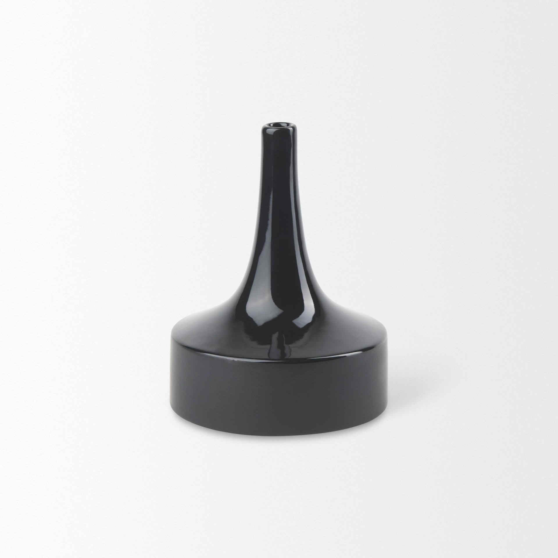 Burton Black Jug Vase