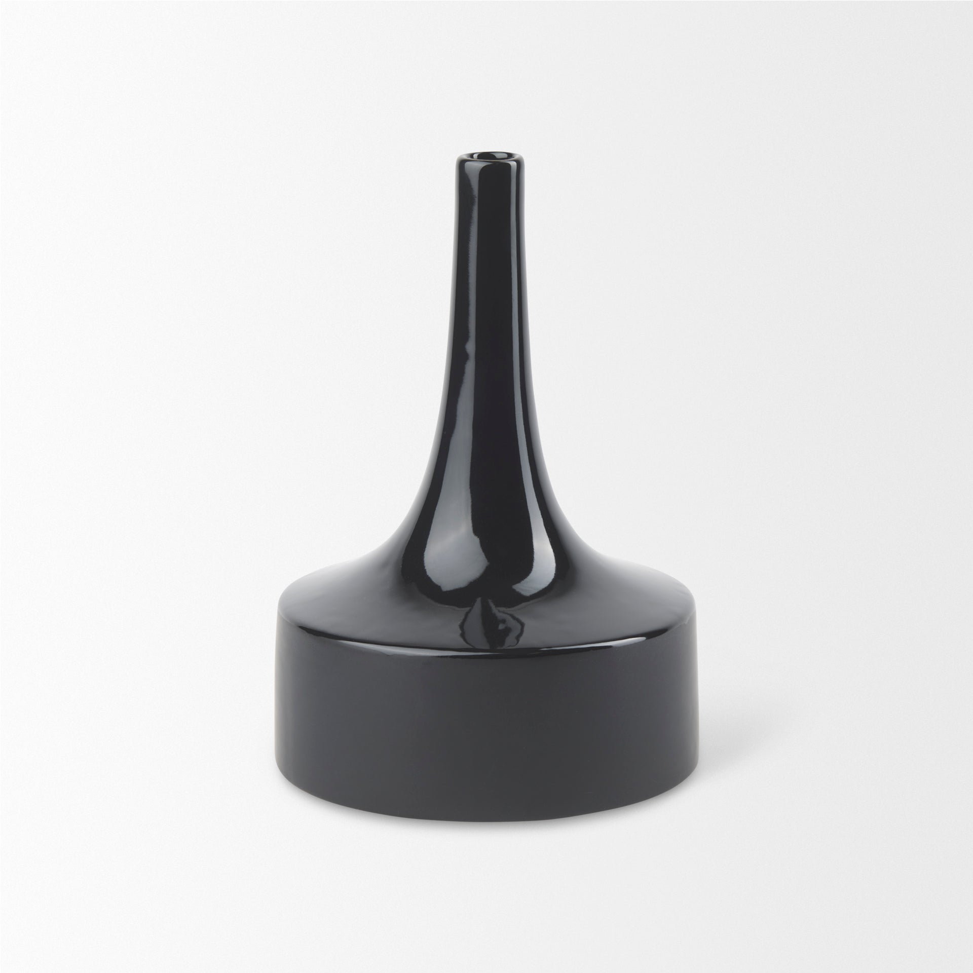 Burton Black Jug Vase