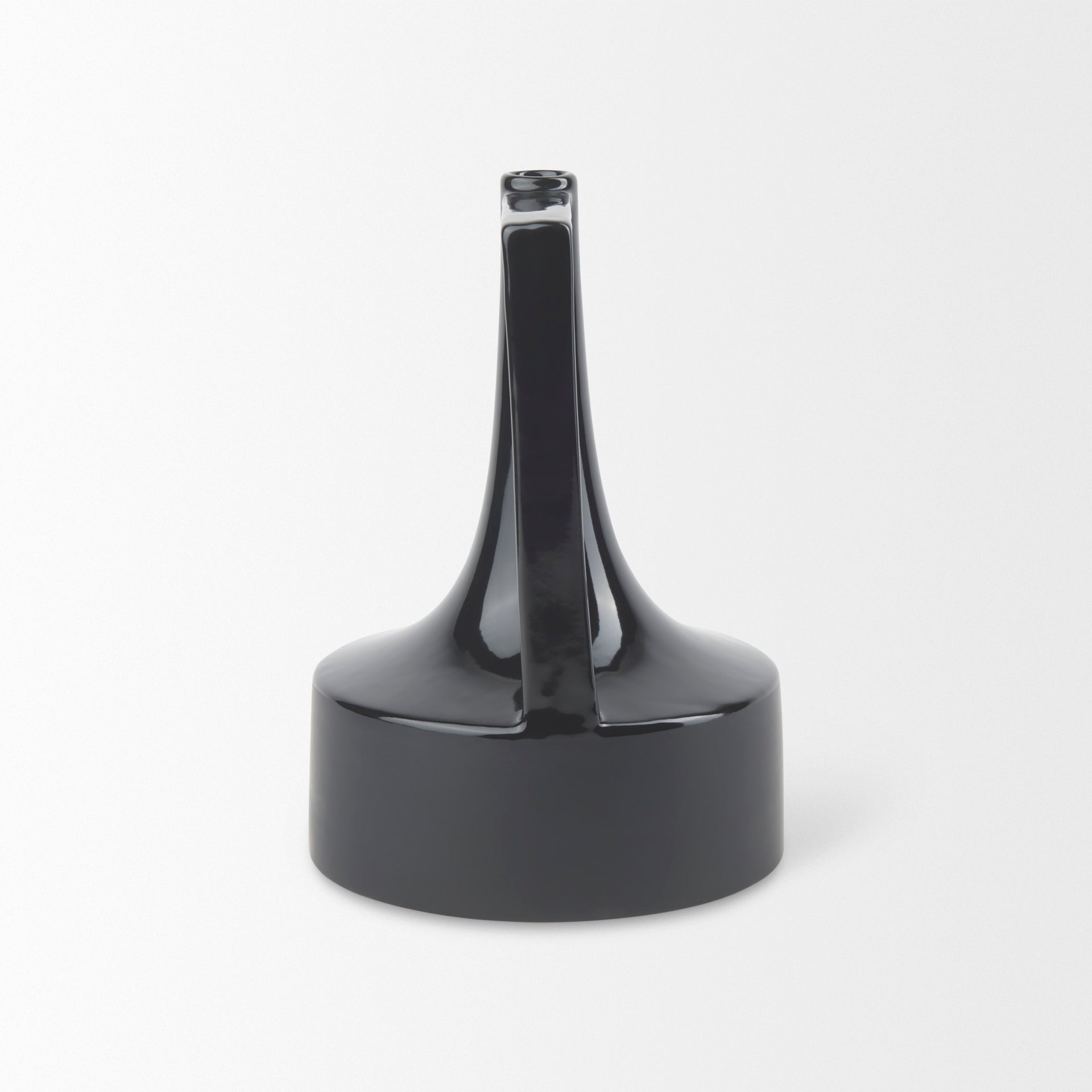 Burton Black Jug Vase