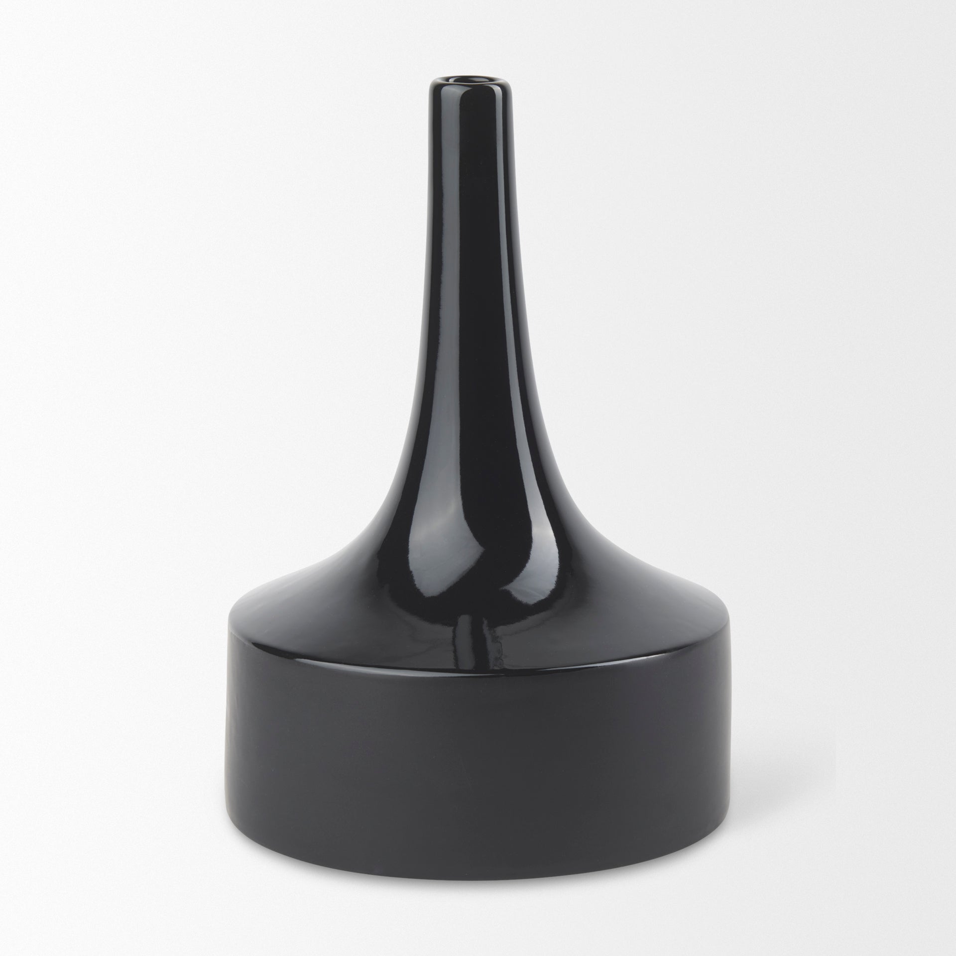 Burton Black Jug Vase