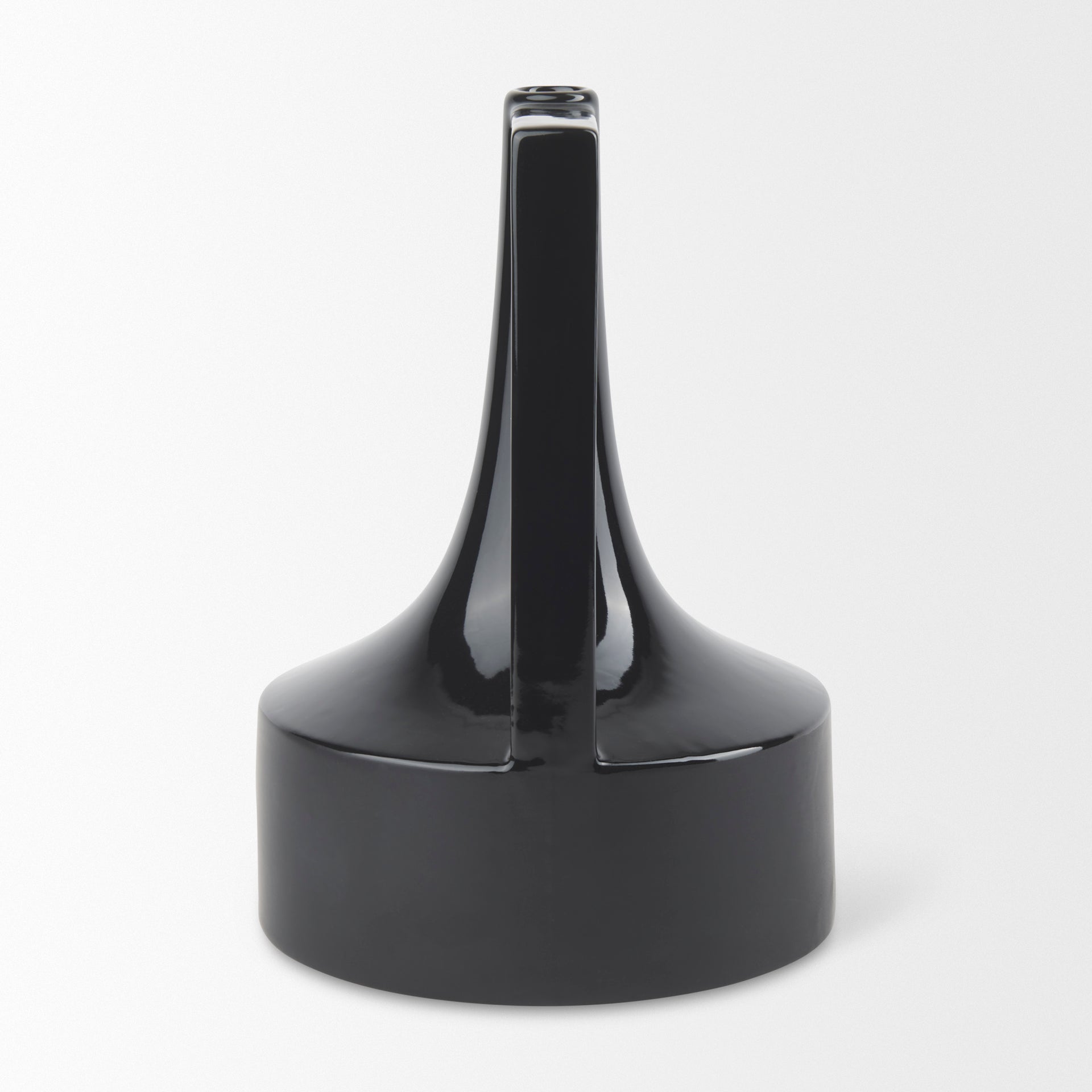 Burton Black Jug Vase