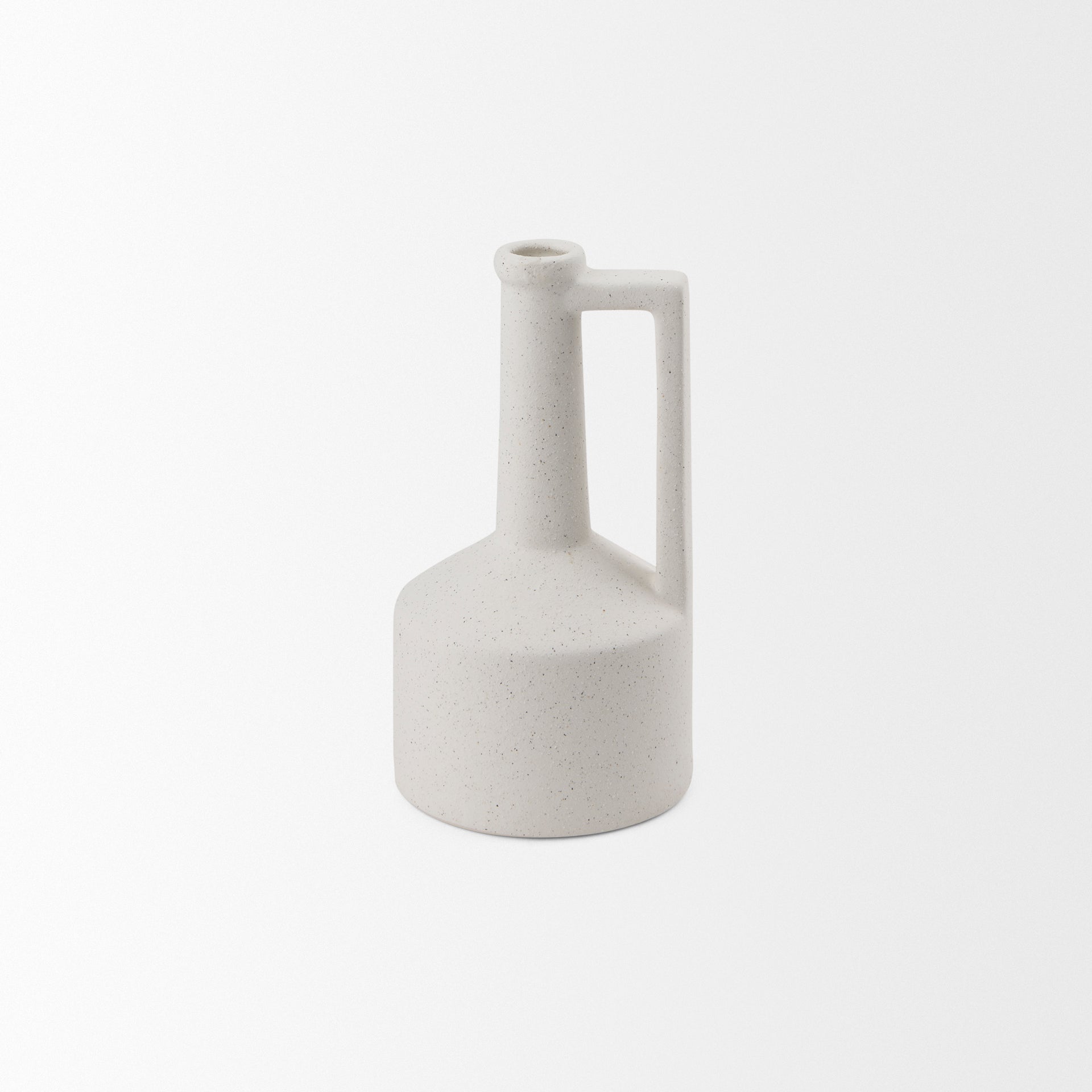 Burton White Jug Vase