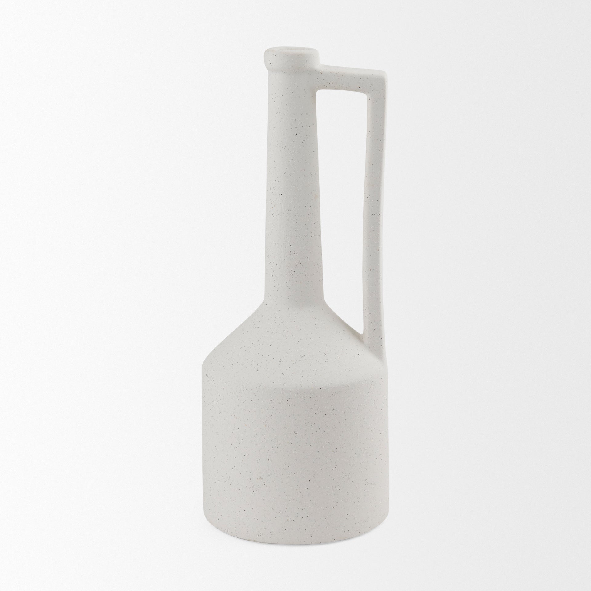 Burton White Jug Vase