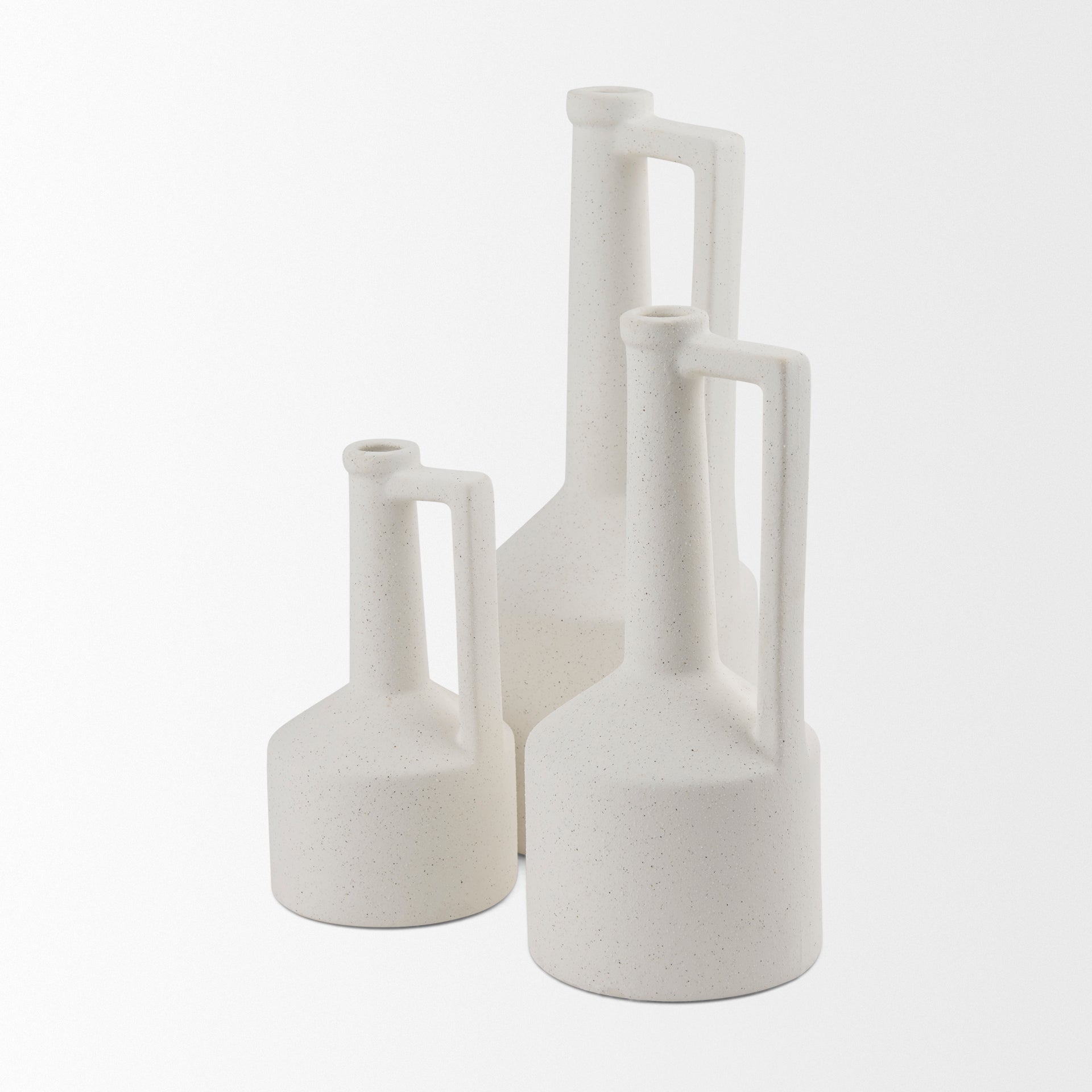 Burton White Jug Vase