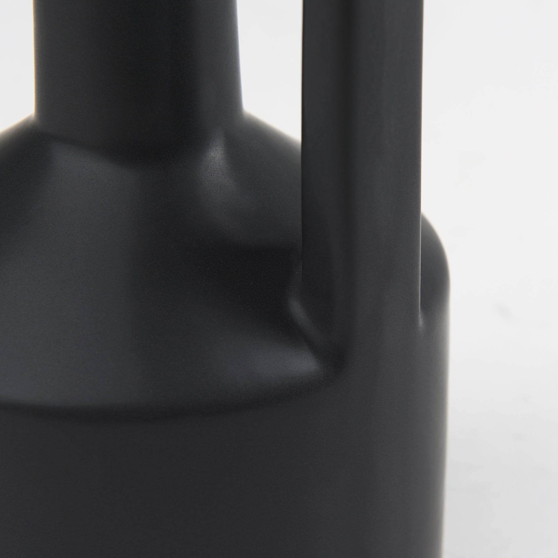 Burton Matte Black Jug Vase