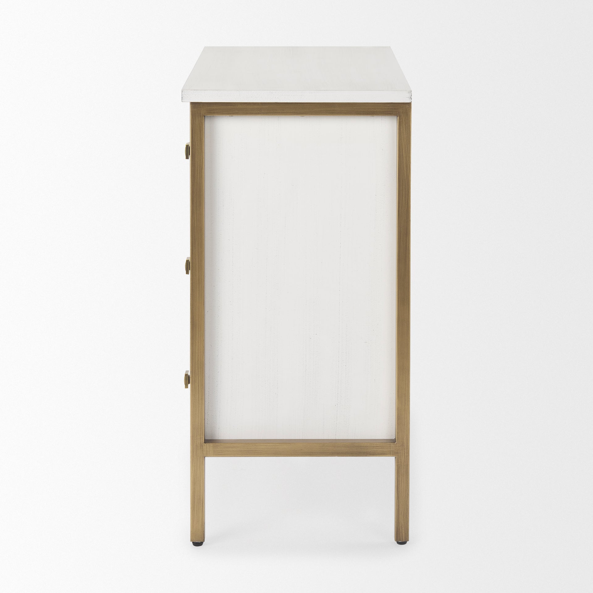 Savannah Gold Accent Cabinet - 3 Drawer