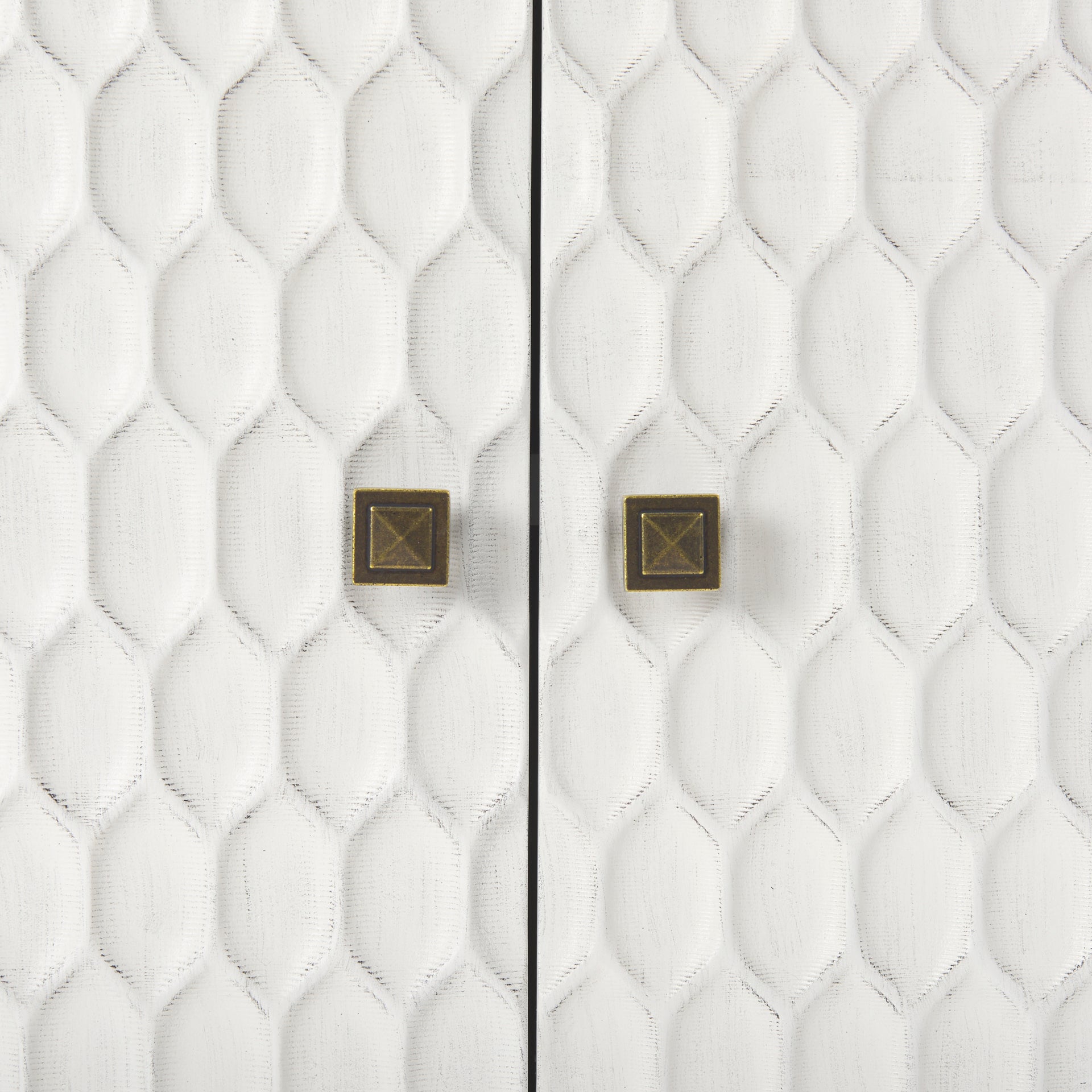 Savannah Gold Accent Cabinet - 2 Door